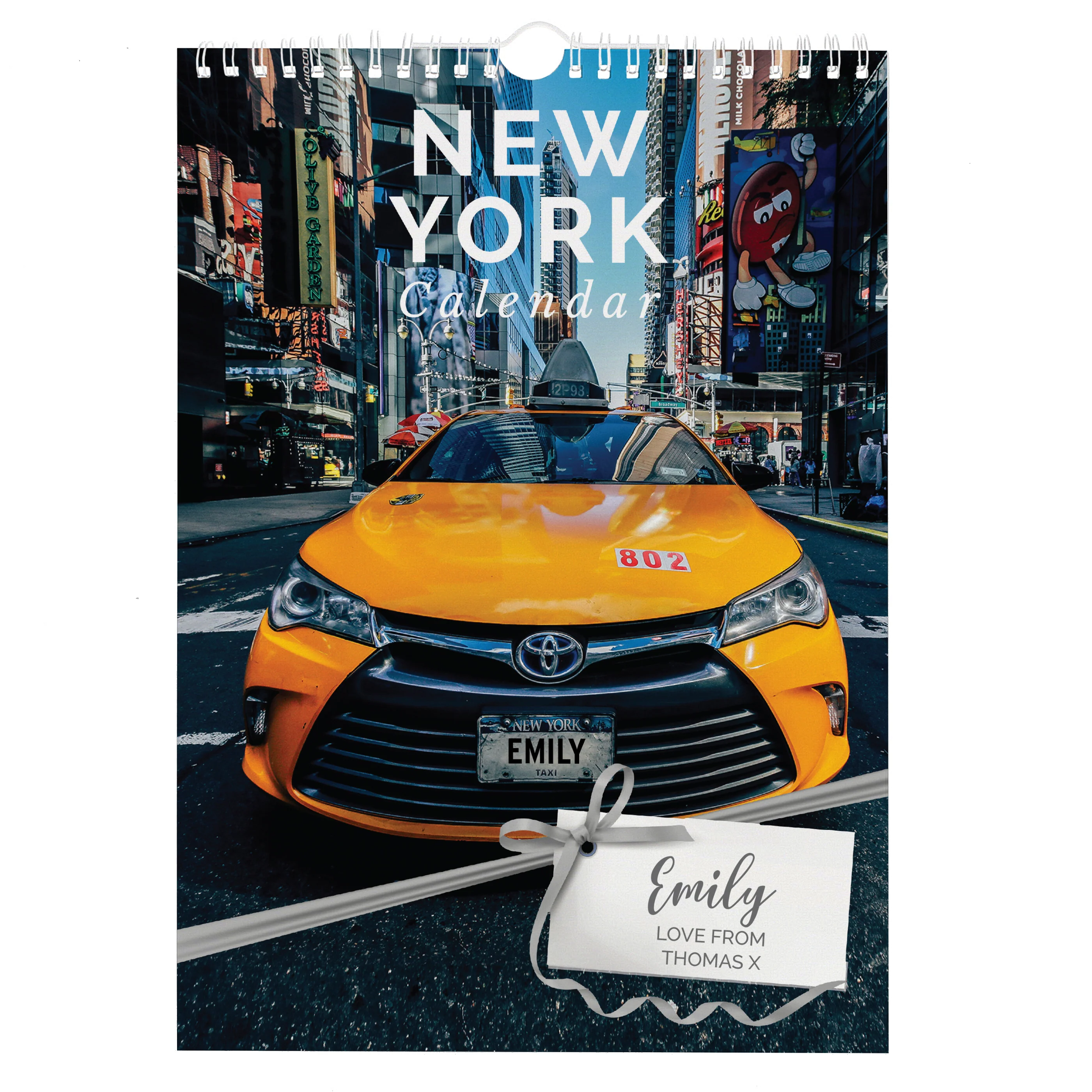 Personalised A4 New York Calendar - Image 5