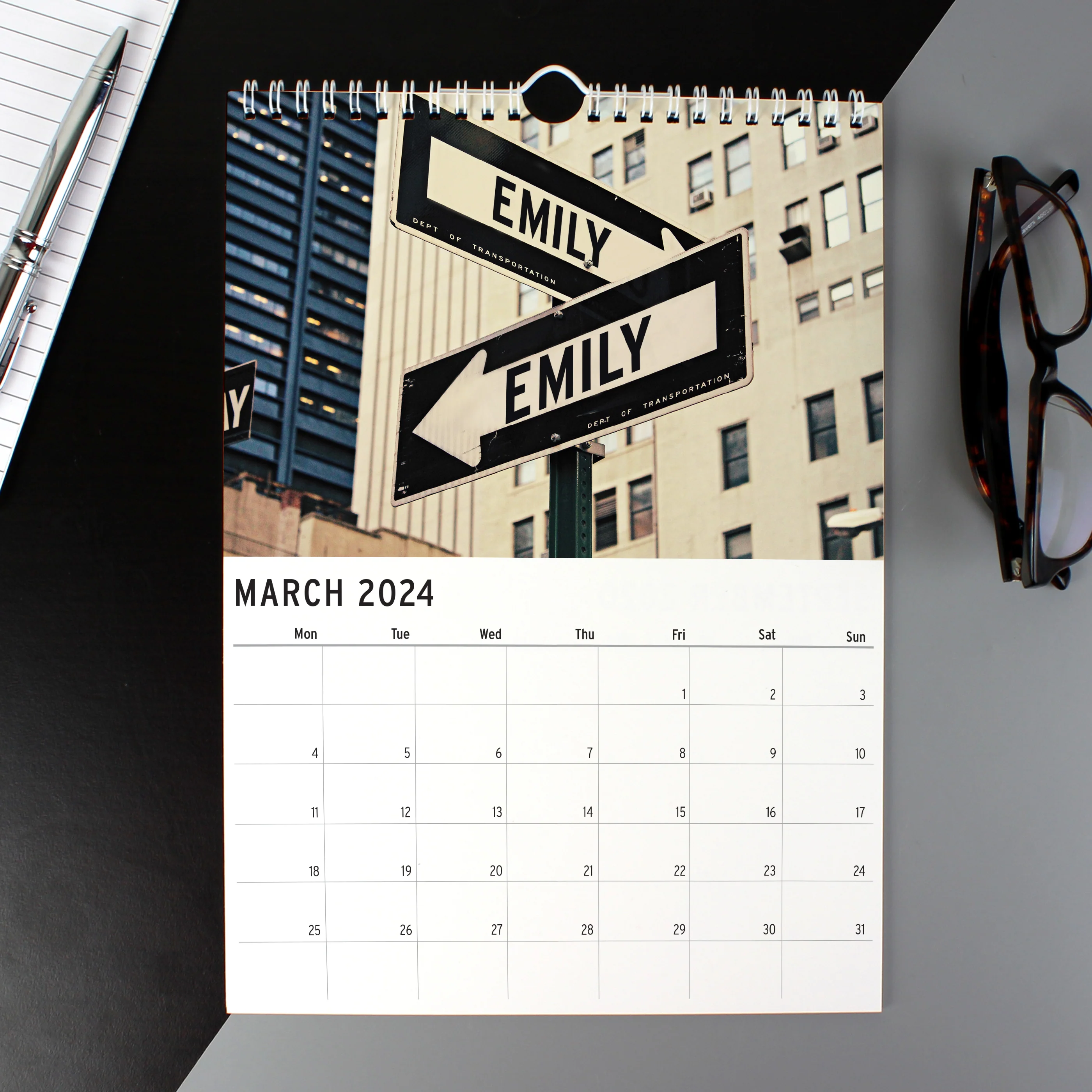 Personalised A4 New York Calendar - Image 6
