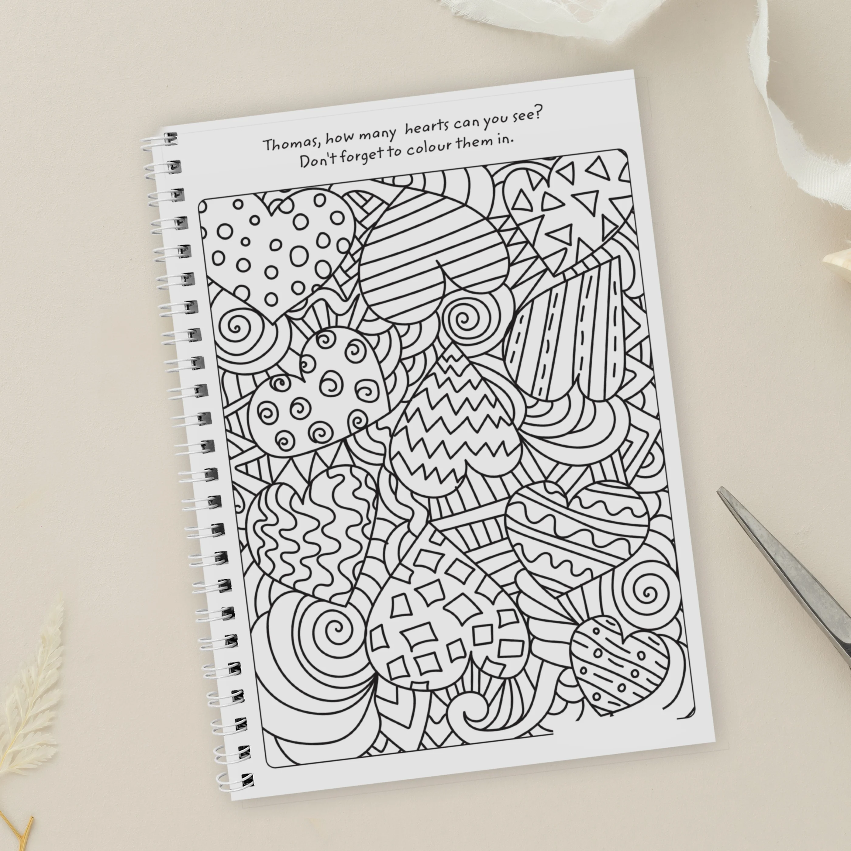Personalised A5 Wedding Activity & Colouring Book - Image 10