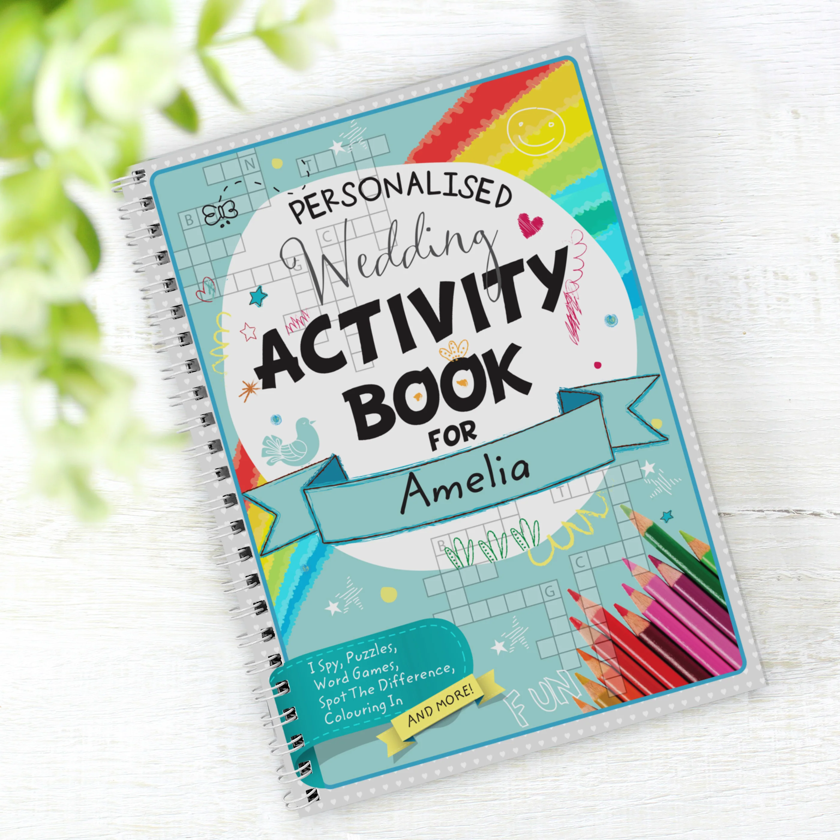 Personalised A5 Wedding Activity & Colouring Book - Image 11