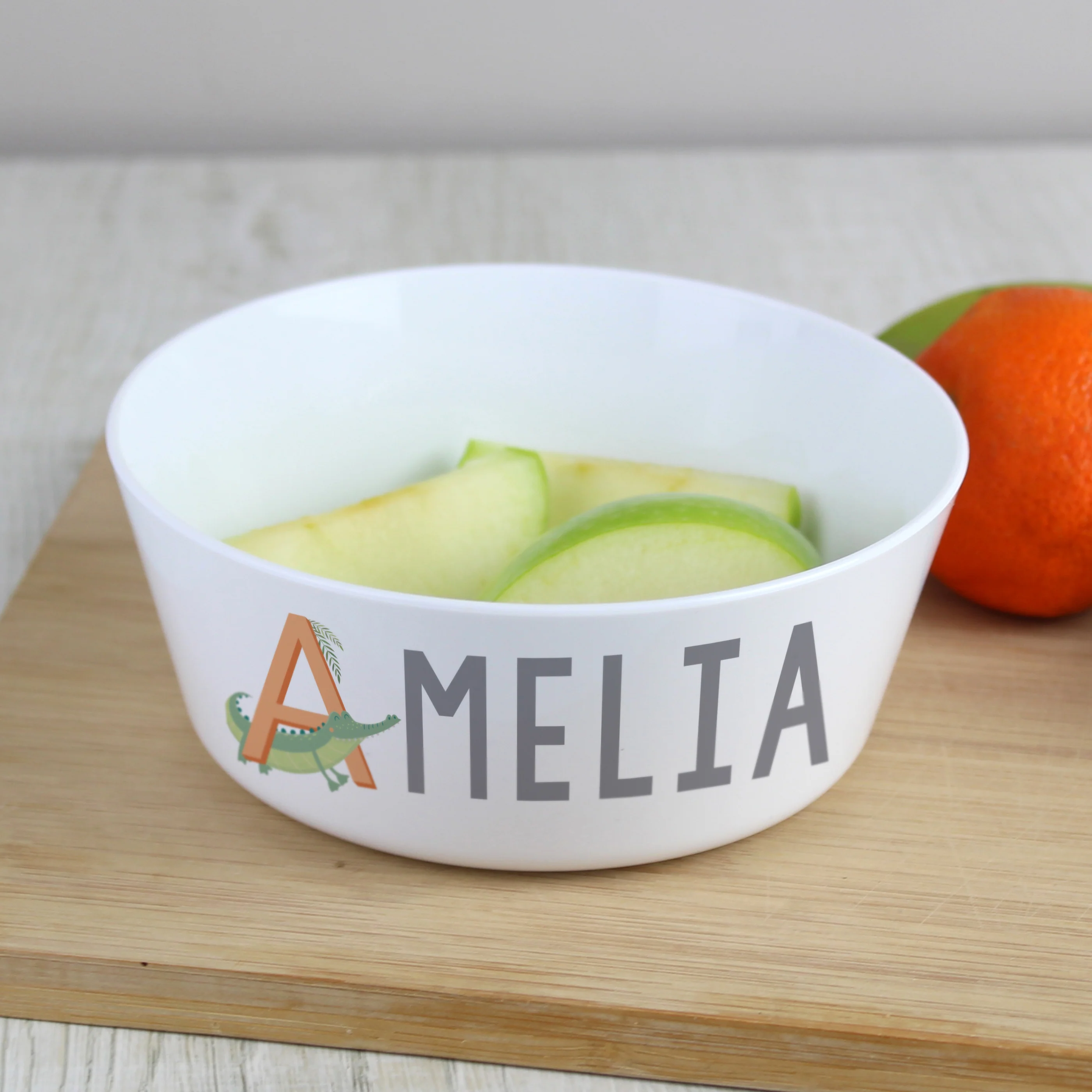 Personalised Animal Alphabet Plastic Bowl - Image 2