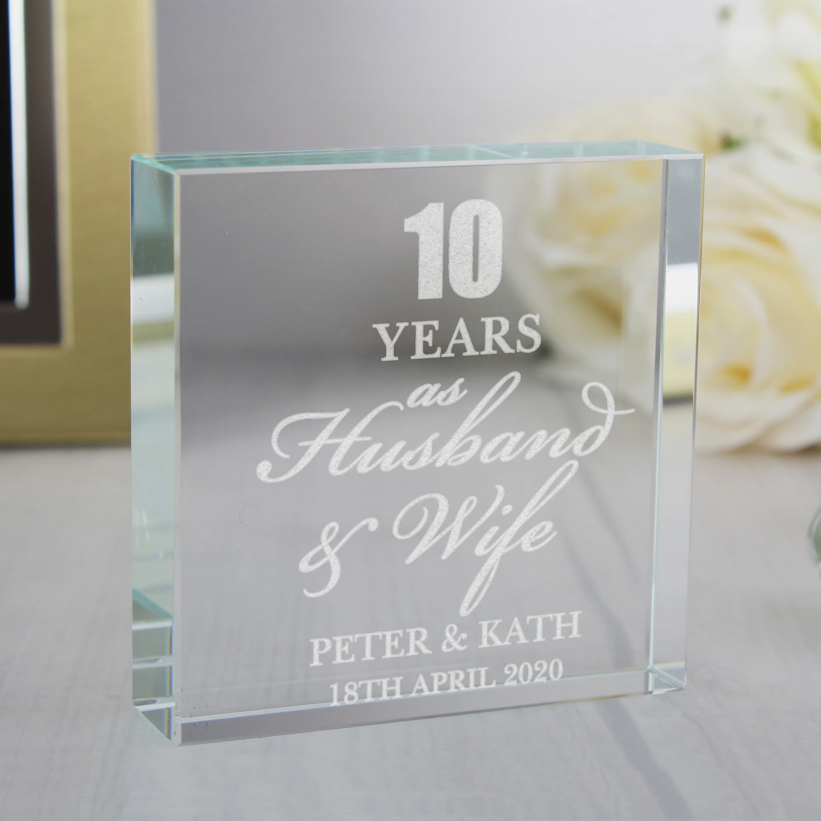 Personalised Anniversary Crystal Token - Image 3