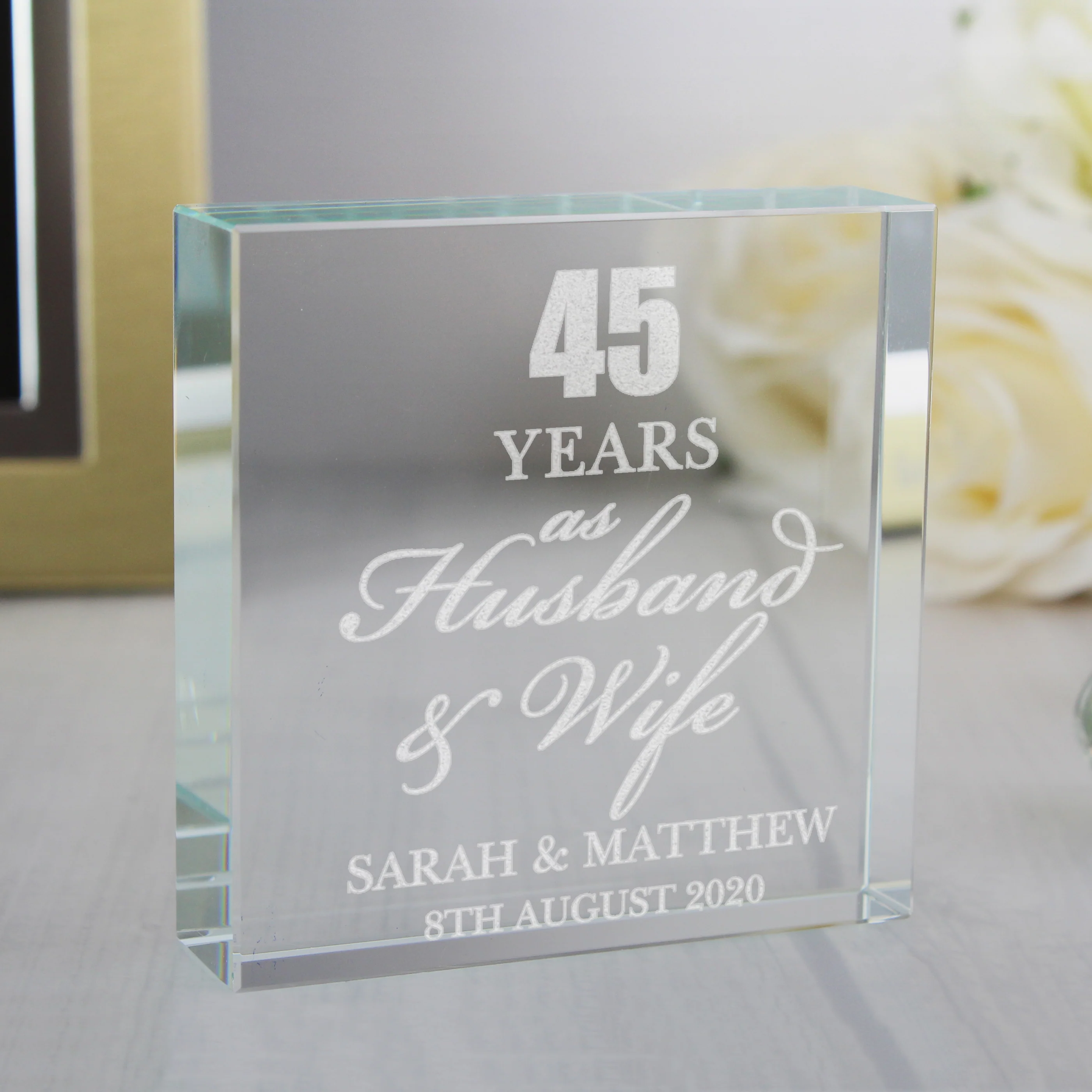 Personalised Anniversary Crystal Token - Image 4