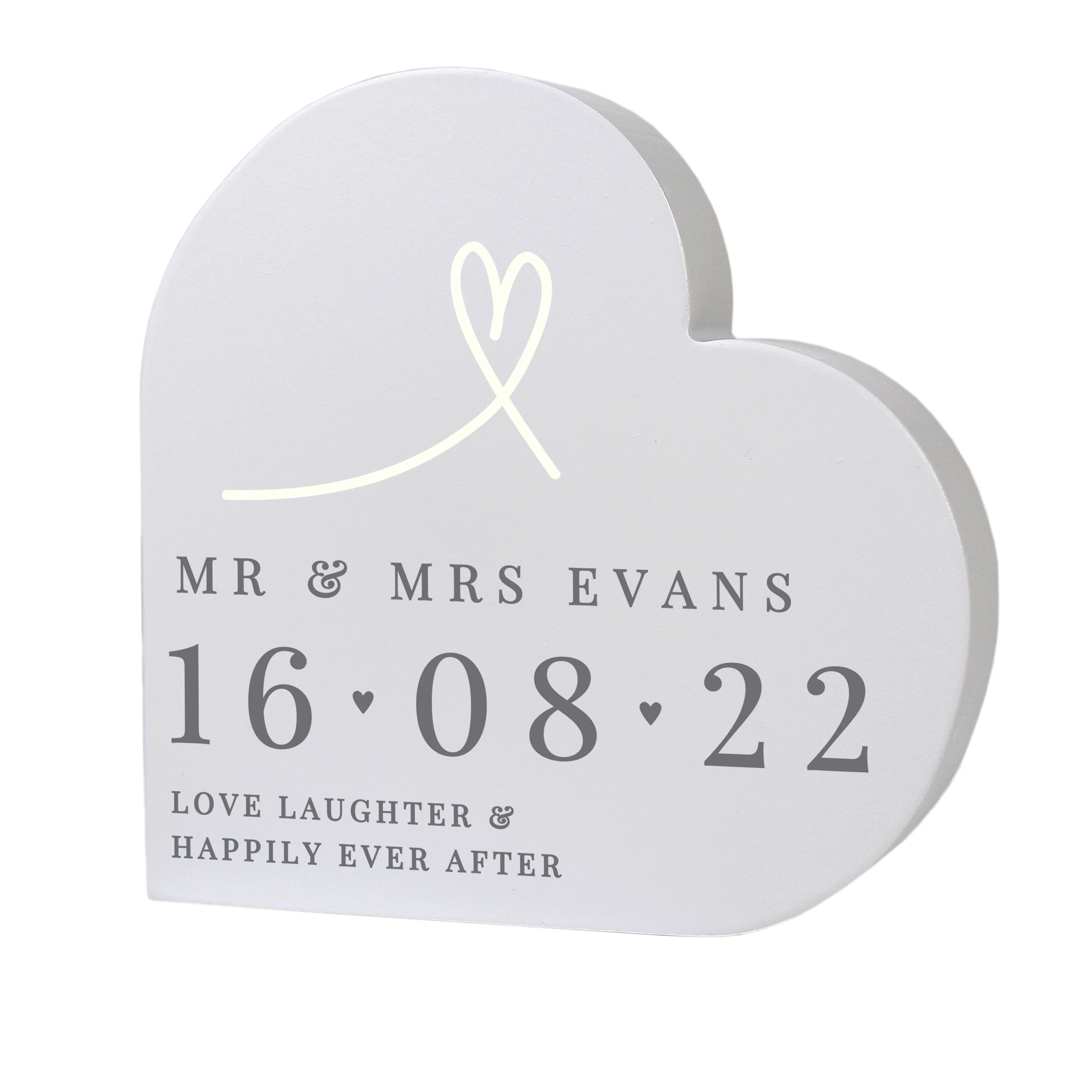 Personalised Anniversary Heart Ornament - Image 5