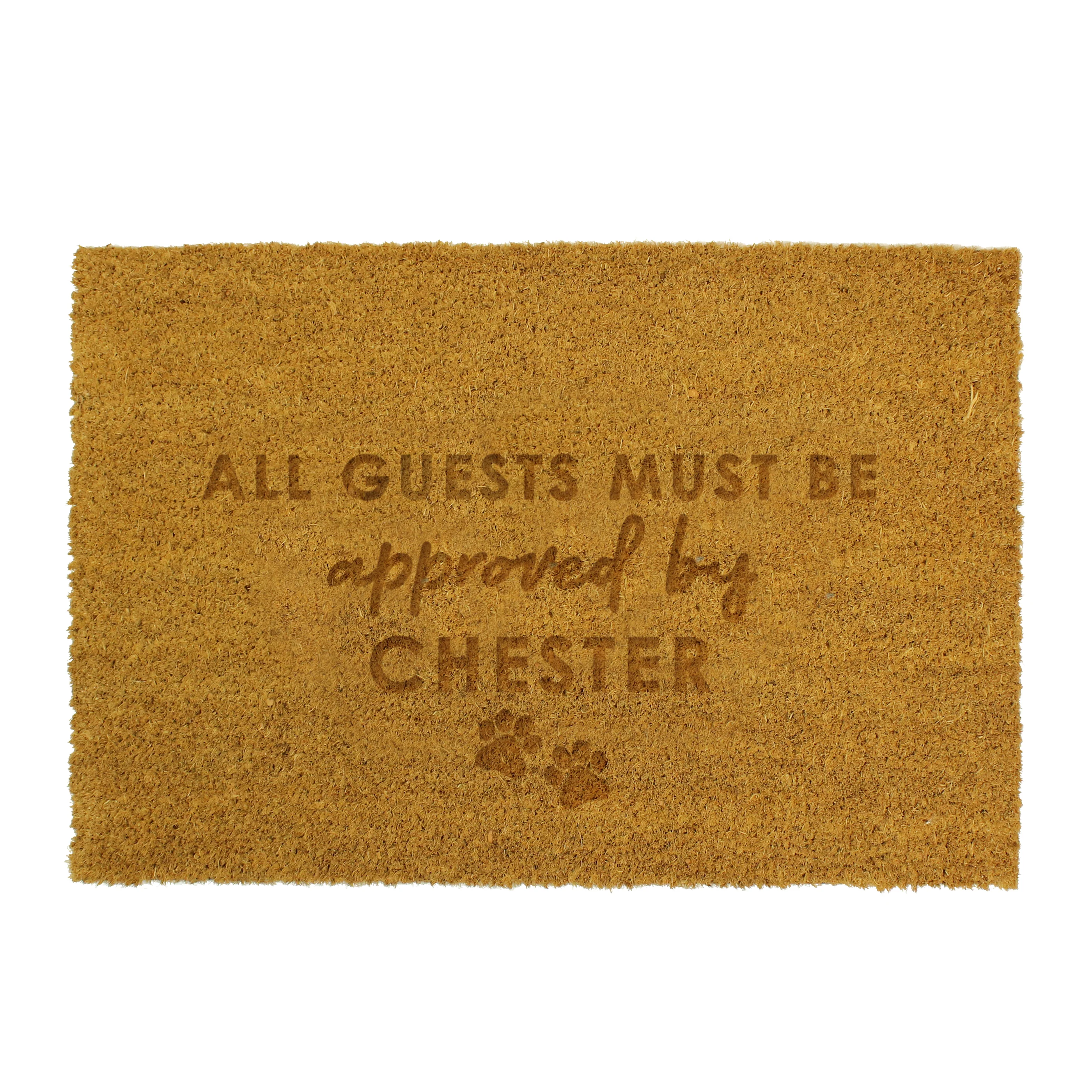 Personalised Approved By The Pet Rectangle Indoor Doormat - Image 5