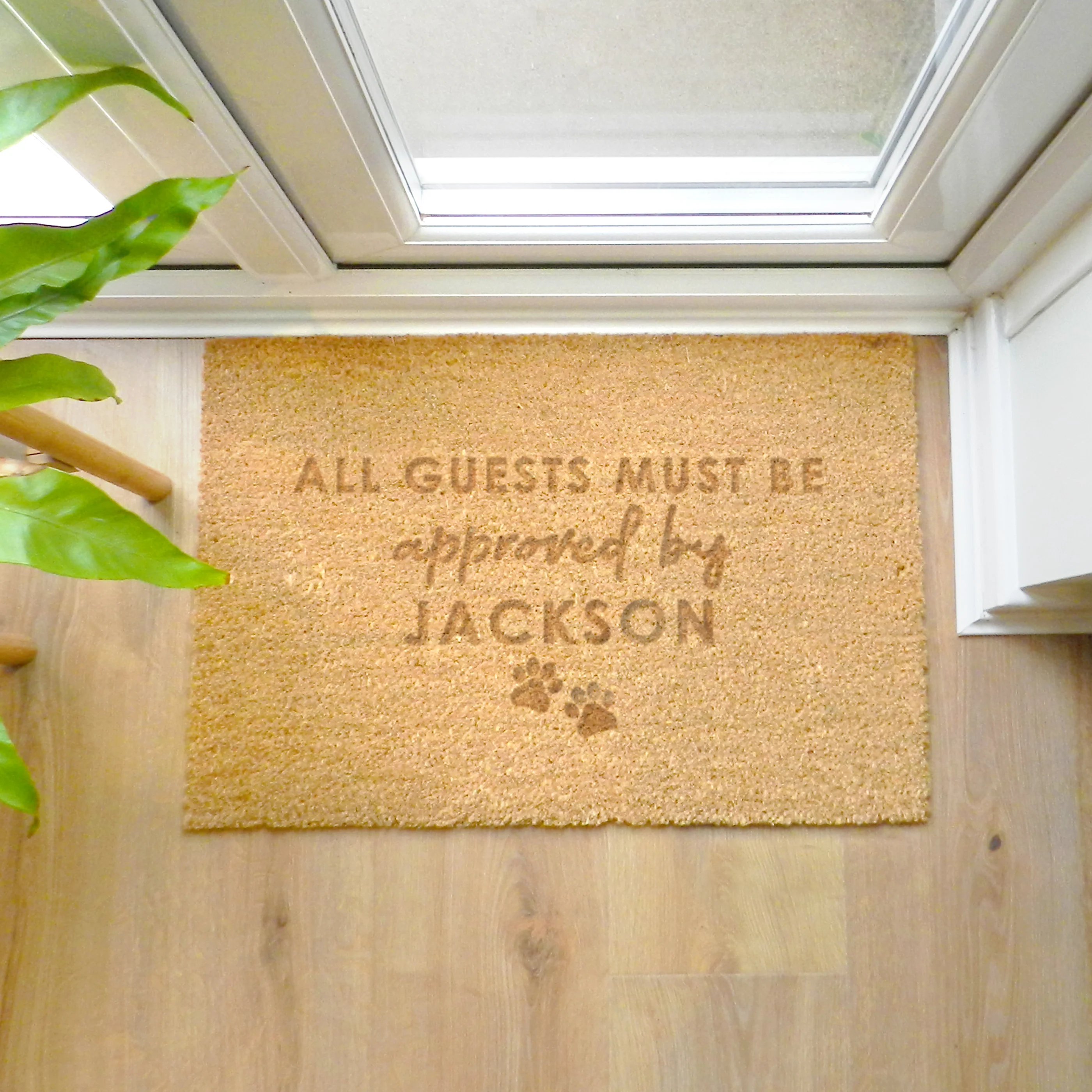 Personalised Approved By The Pet Rectangle Indoor Doormat - Image 6