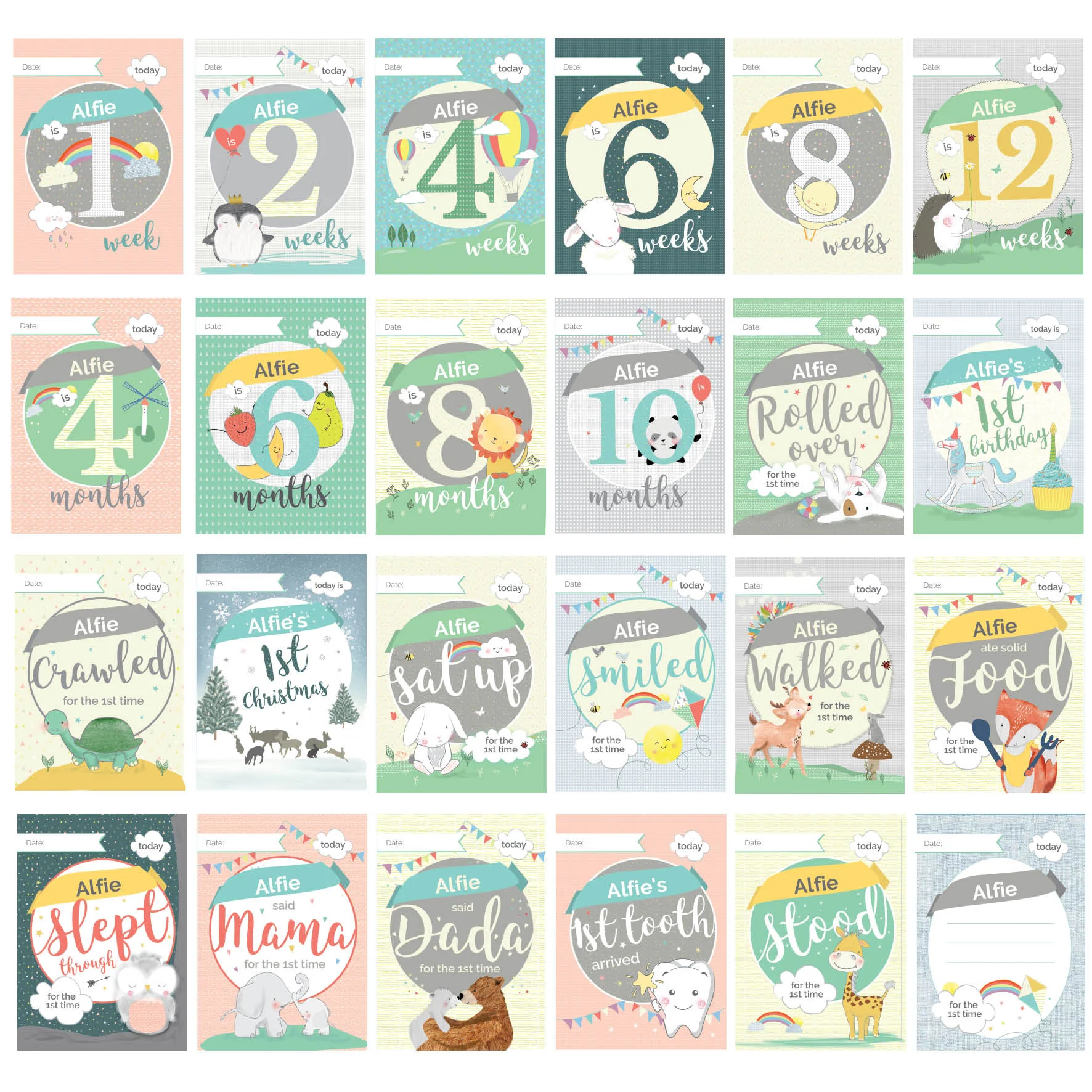 Personalised Baby Cards: For Milestone Moments - Image 2
