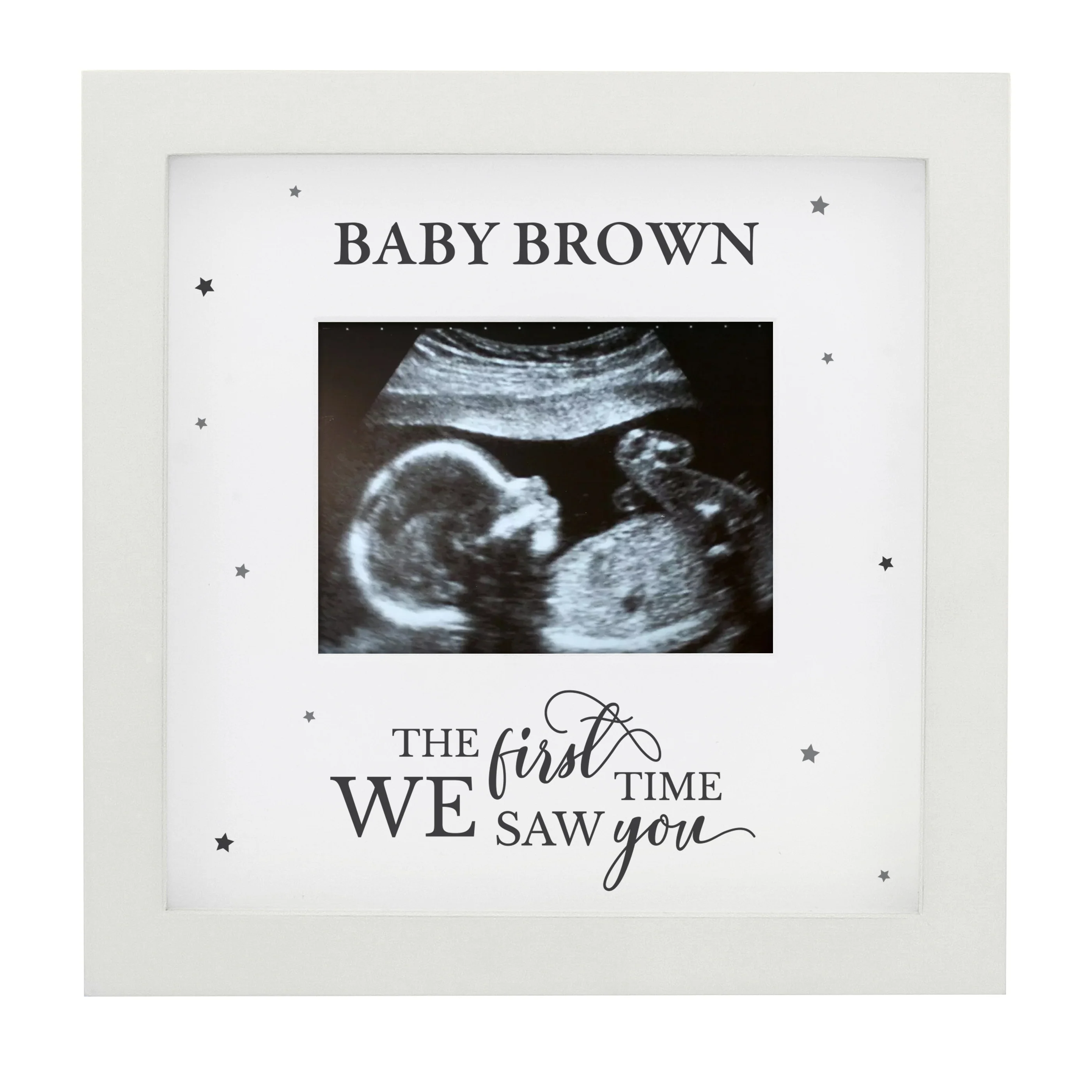 Personalised Baby Scan Frame