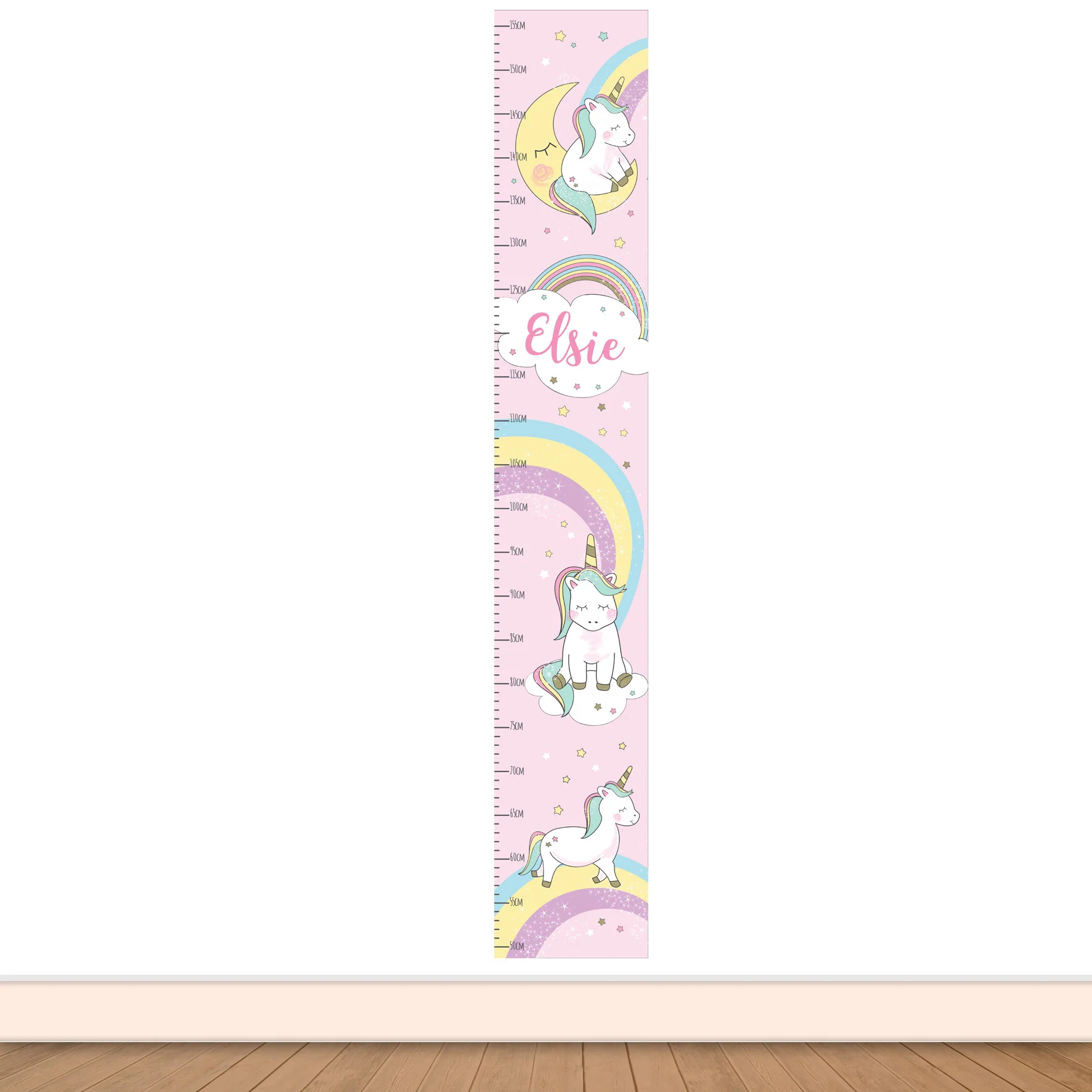 Personalised Baby Unicorn Height Chart - Image 5