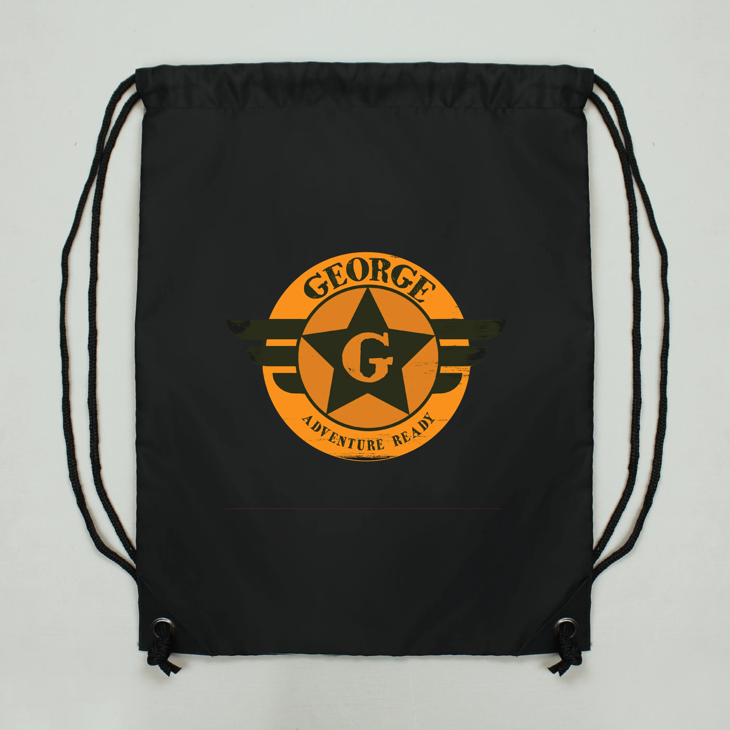 Personalised Badge Black Kit Bag - Image 2