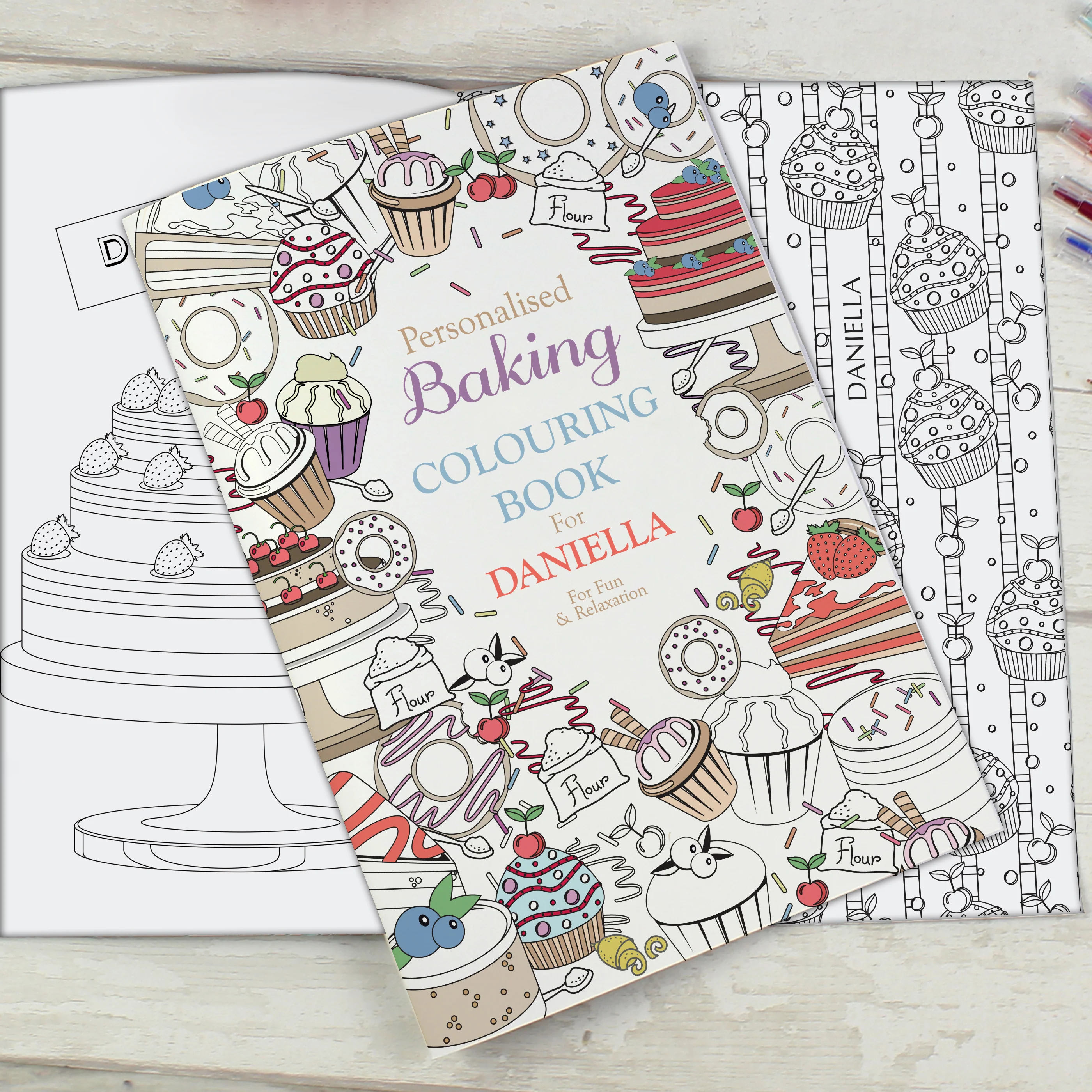 Personalised Baking Colouring Book - Image 4