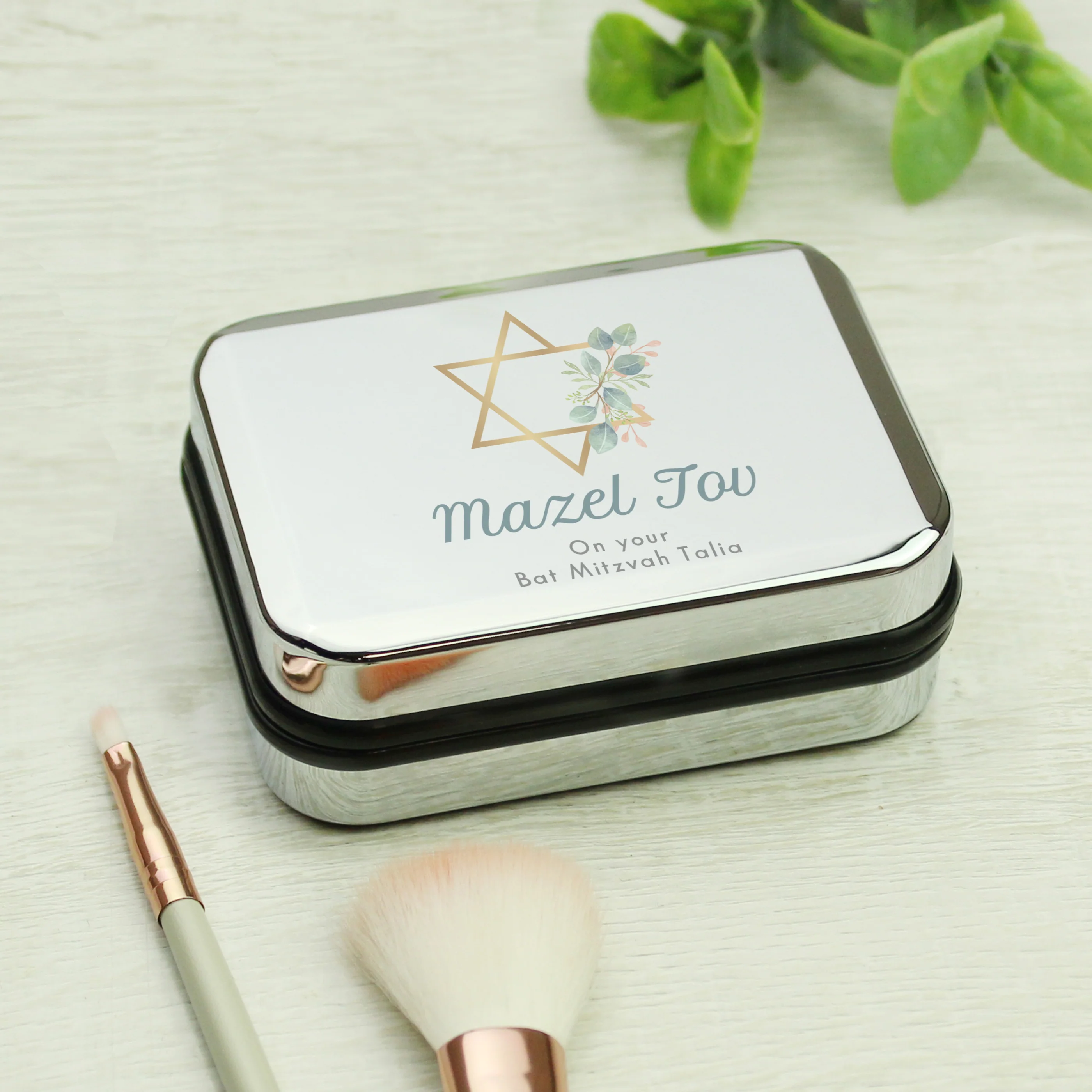 Personalised Bat Mitzvah Necklace Gift Box - Image 2