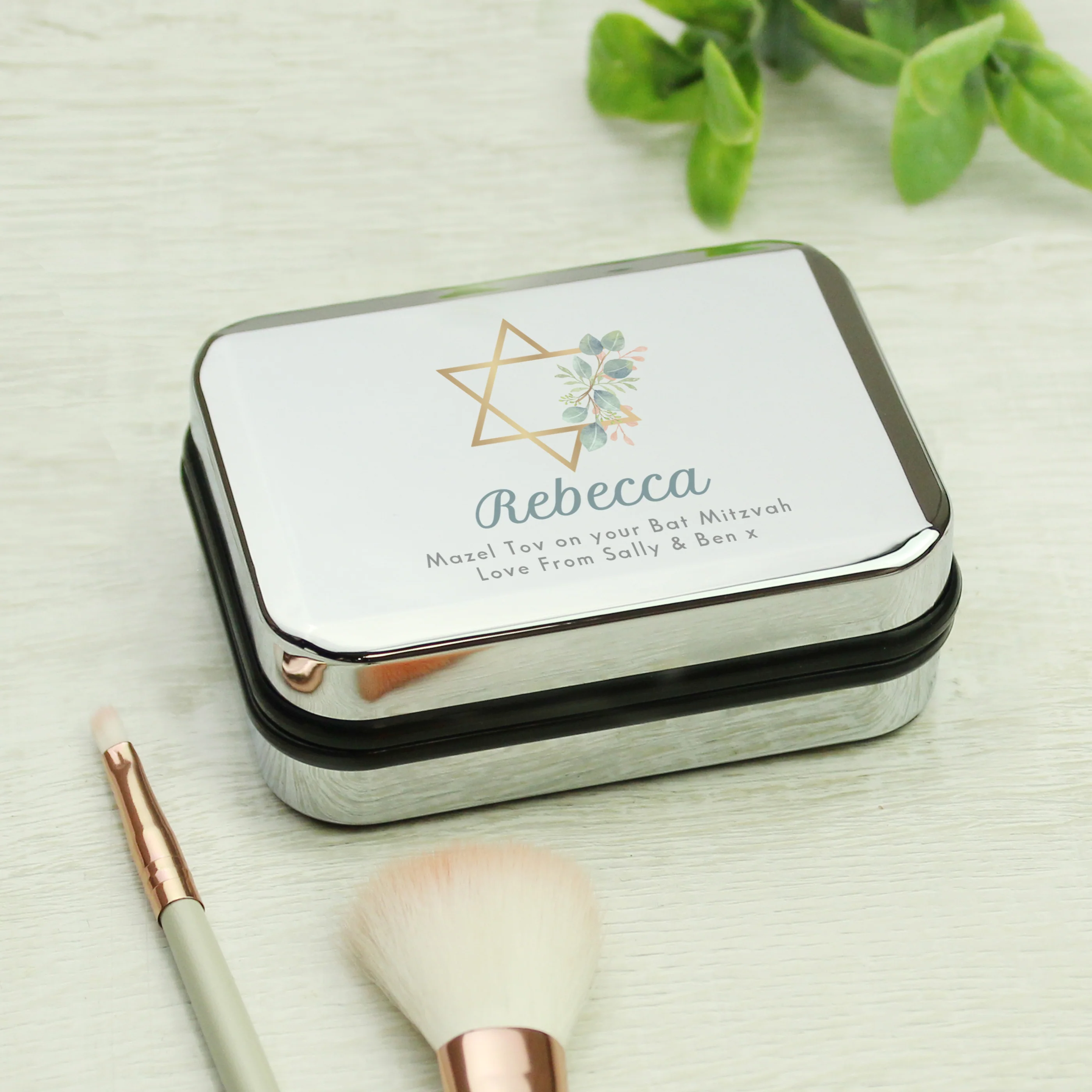 Personalised Bat Mitzvah Necklace Gift Box - Image 4