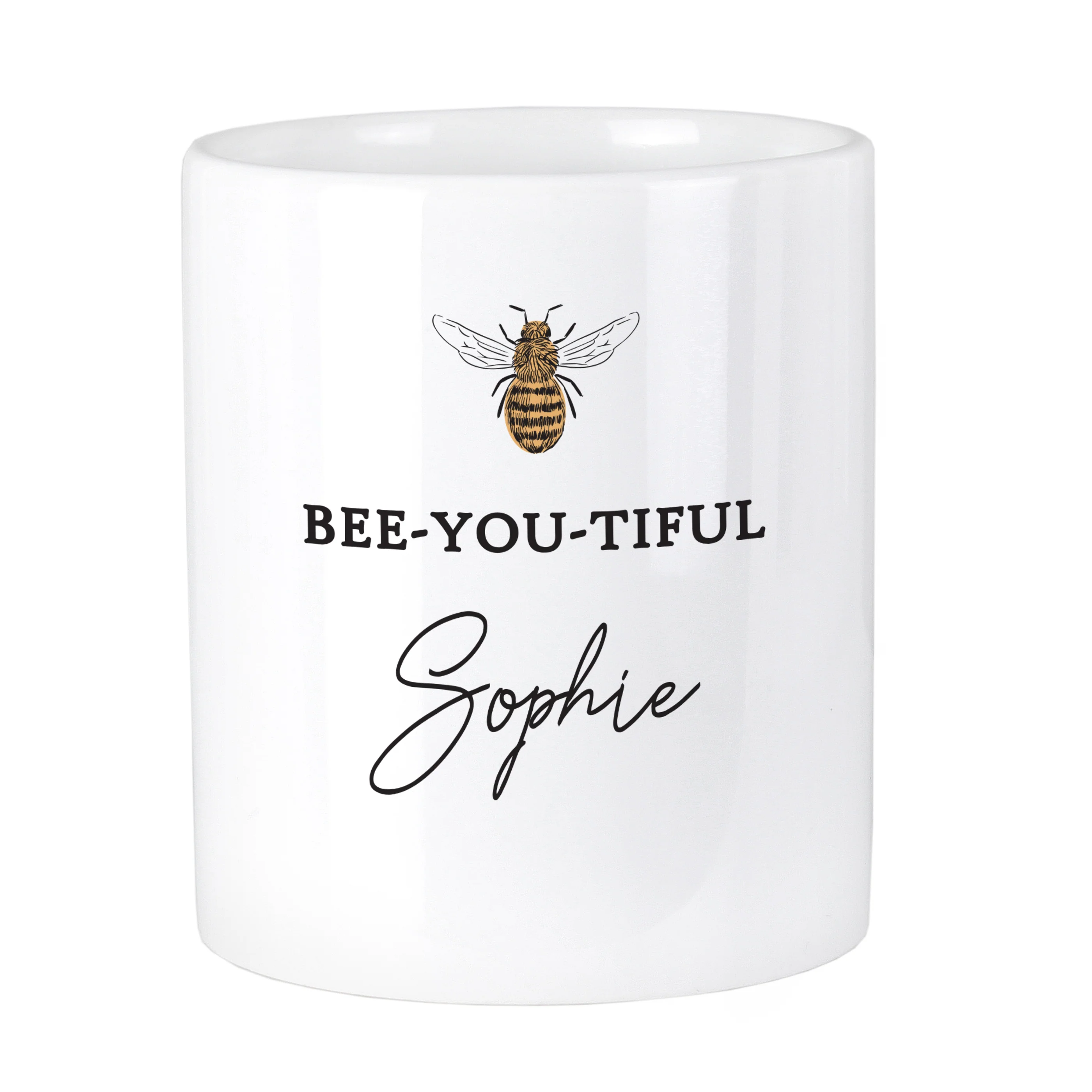 Personalised Bee-u-tiful Ceramic Storage Pot - Image 2