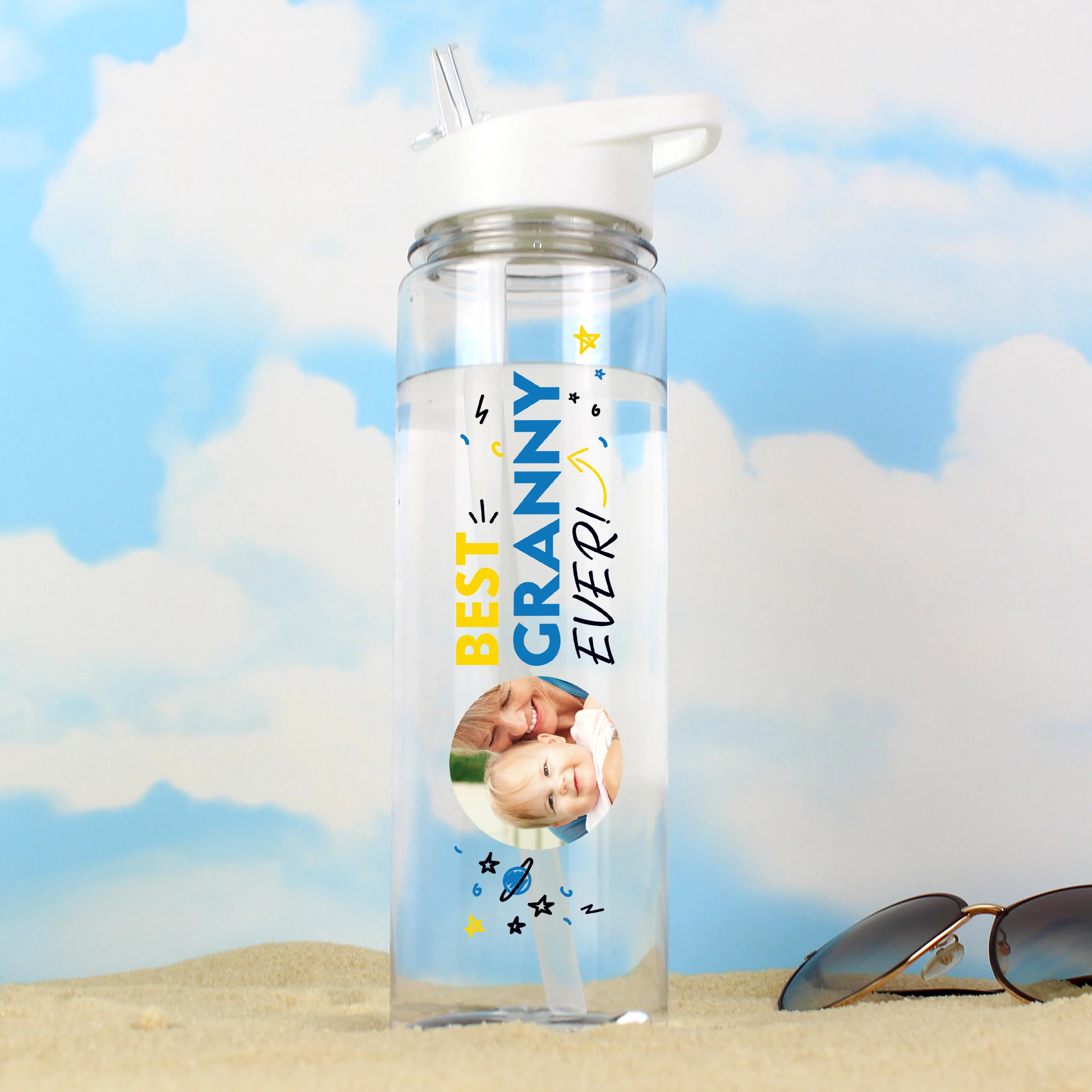 Personalised Best Ever Photo Upload Water Bottle - Image 4