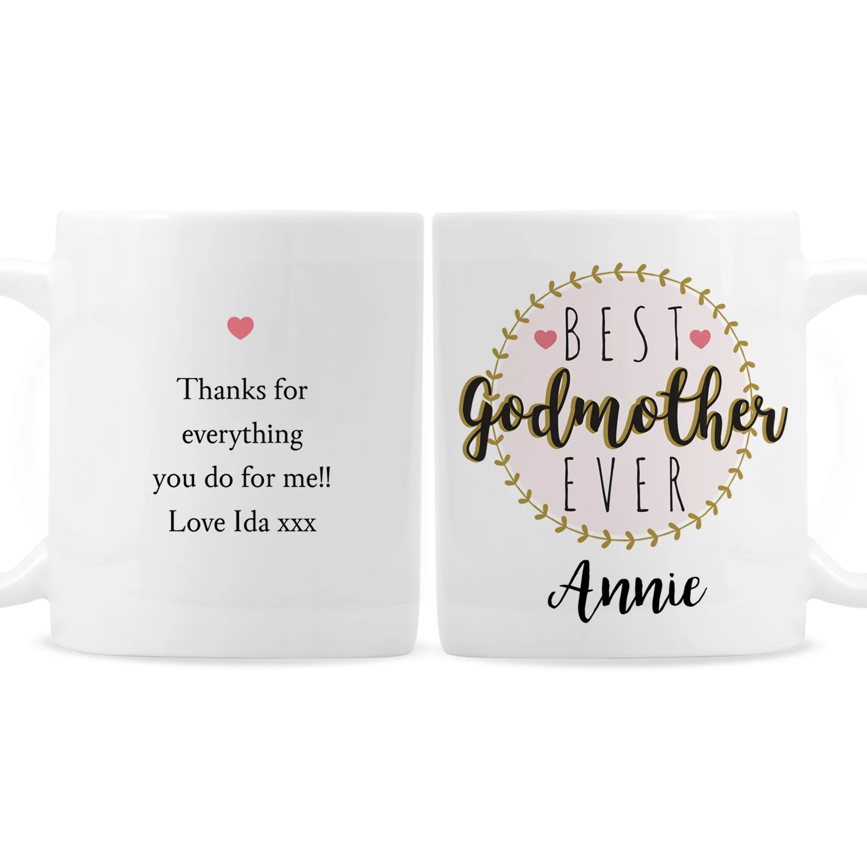 Personalised 'Best Godmother' Mug - Image 2