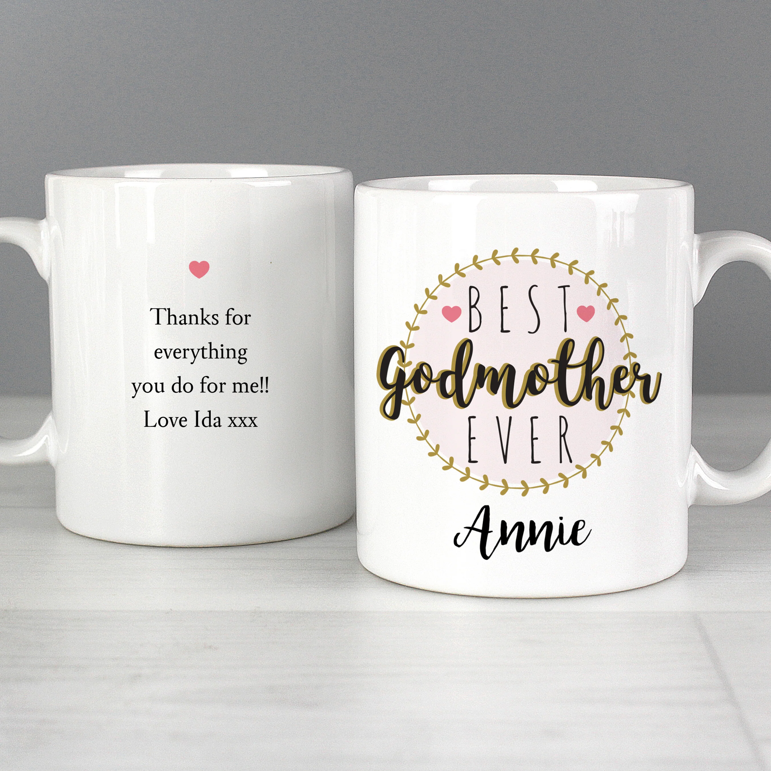 Personalised 'Best Godmother' Mug - Image 4