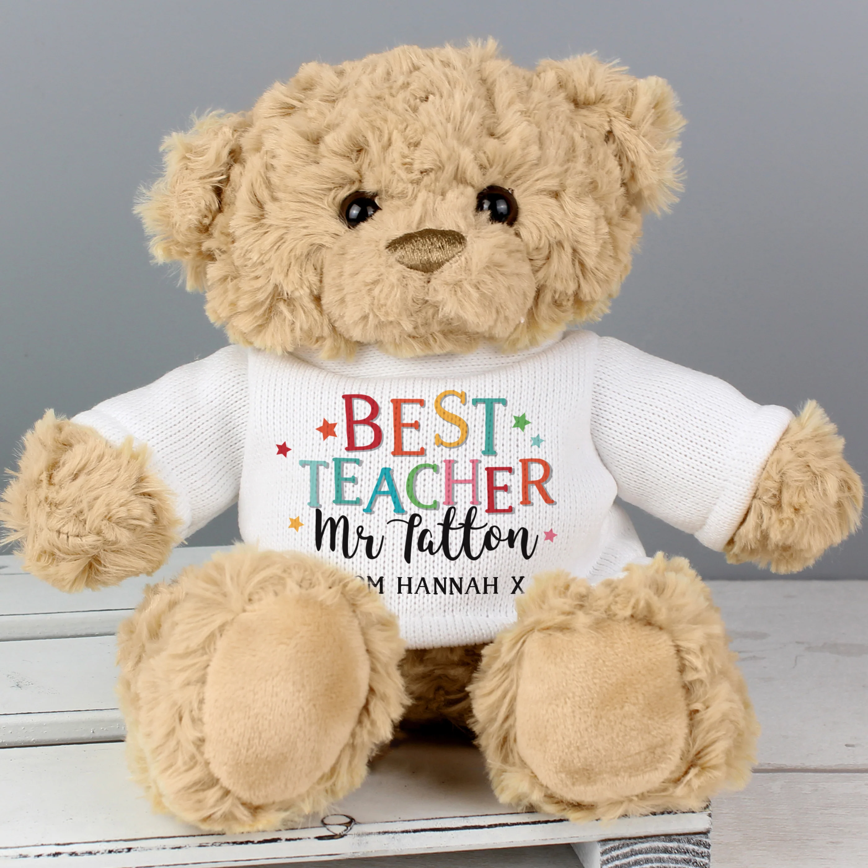 Personalised Best Teacher Teddy Bear - Image 2