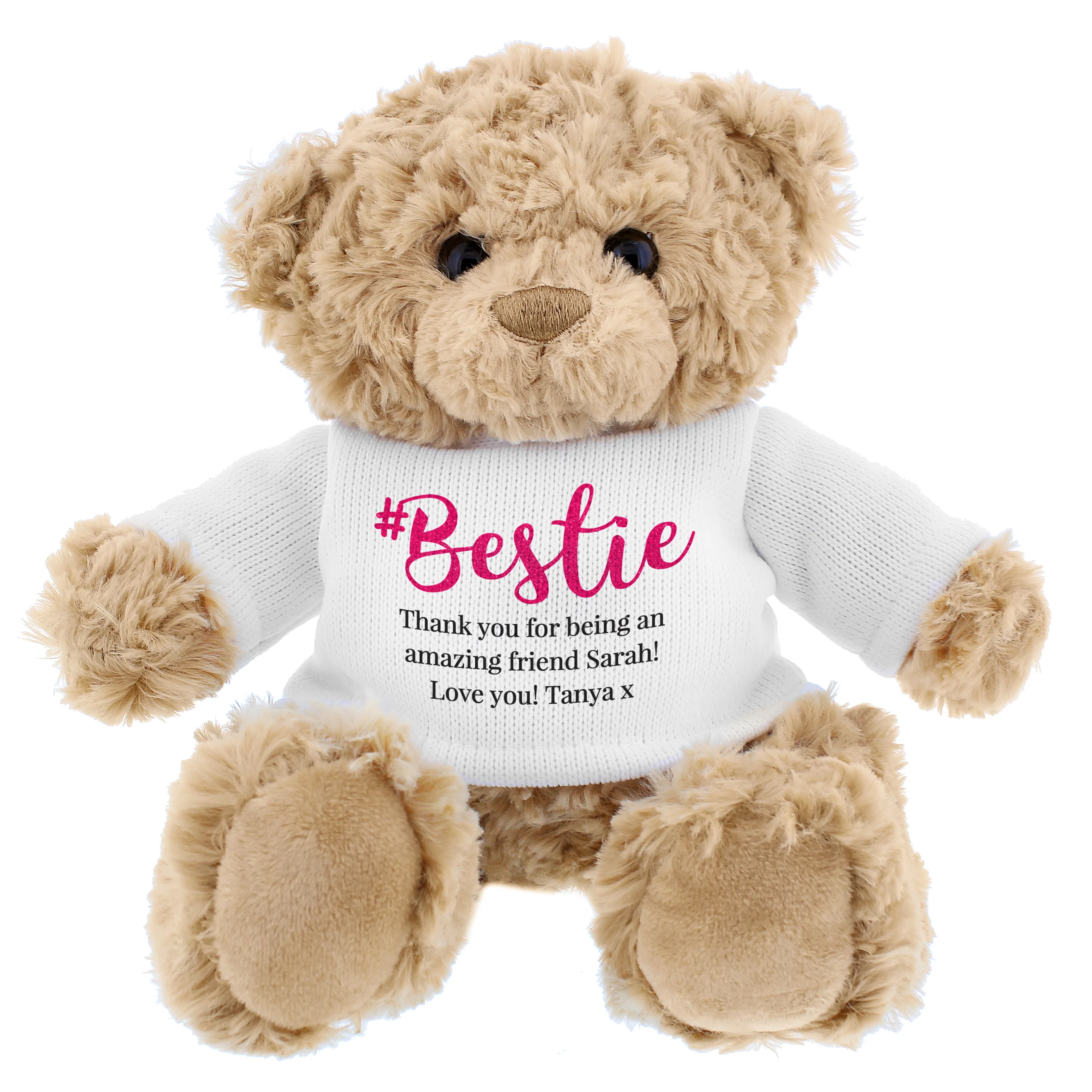 Personalised #Bestie Teddy Bear - Image 5