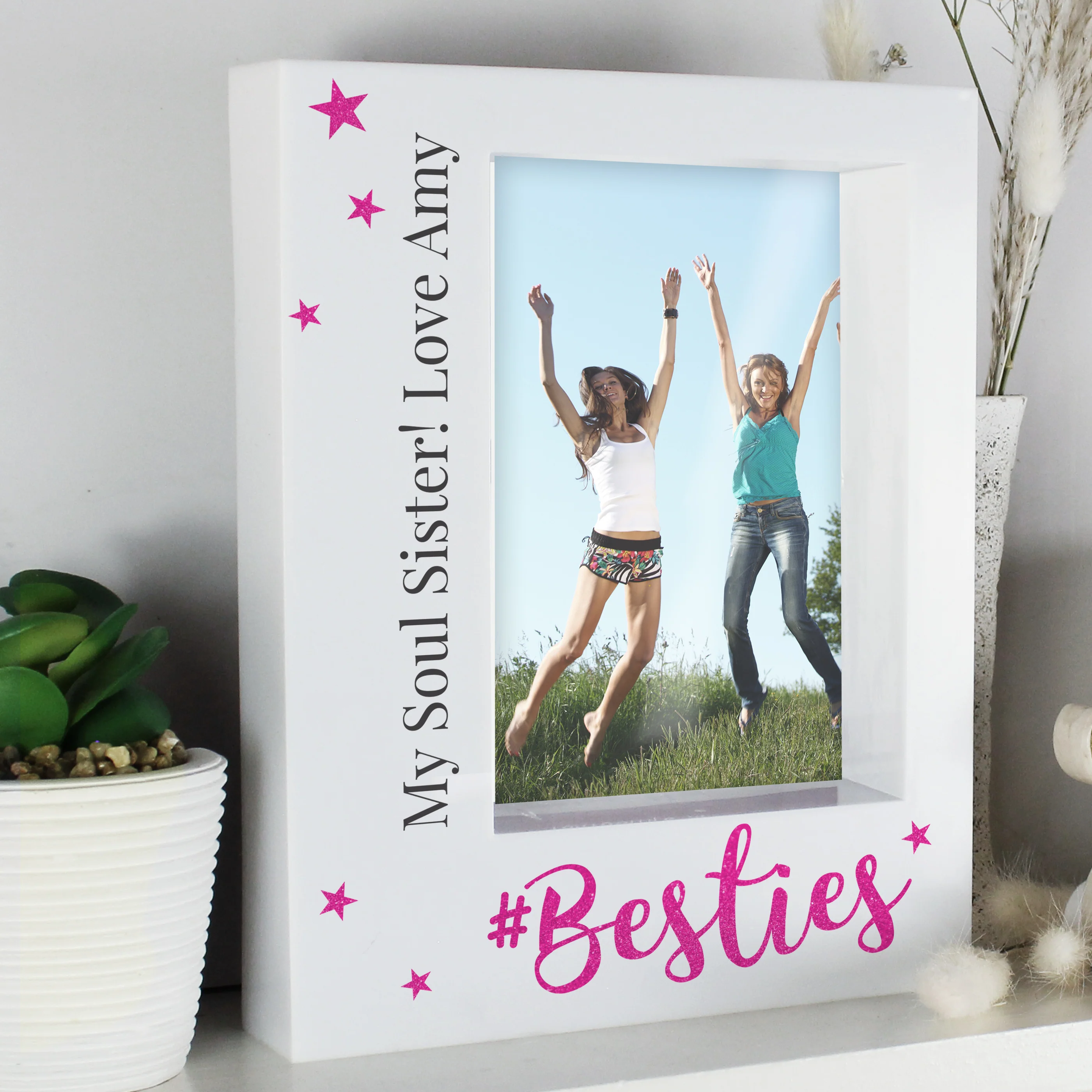 Personalised Besties 5x7 Box Photo Frame - Image 2