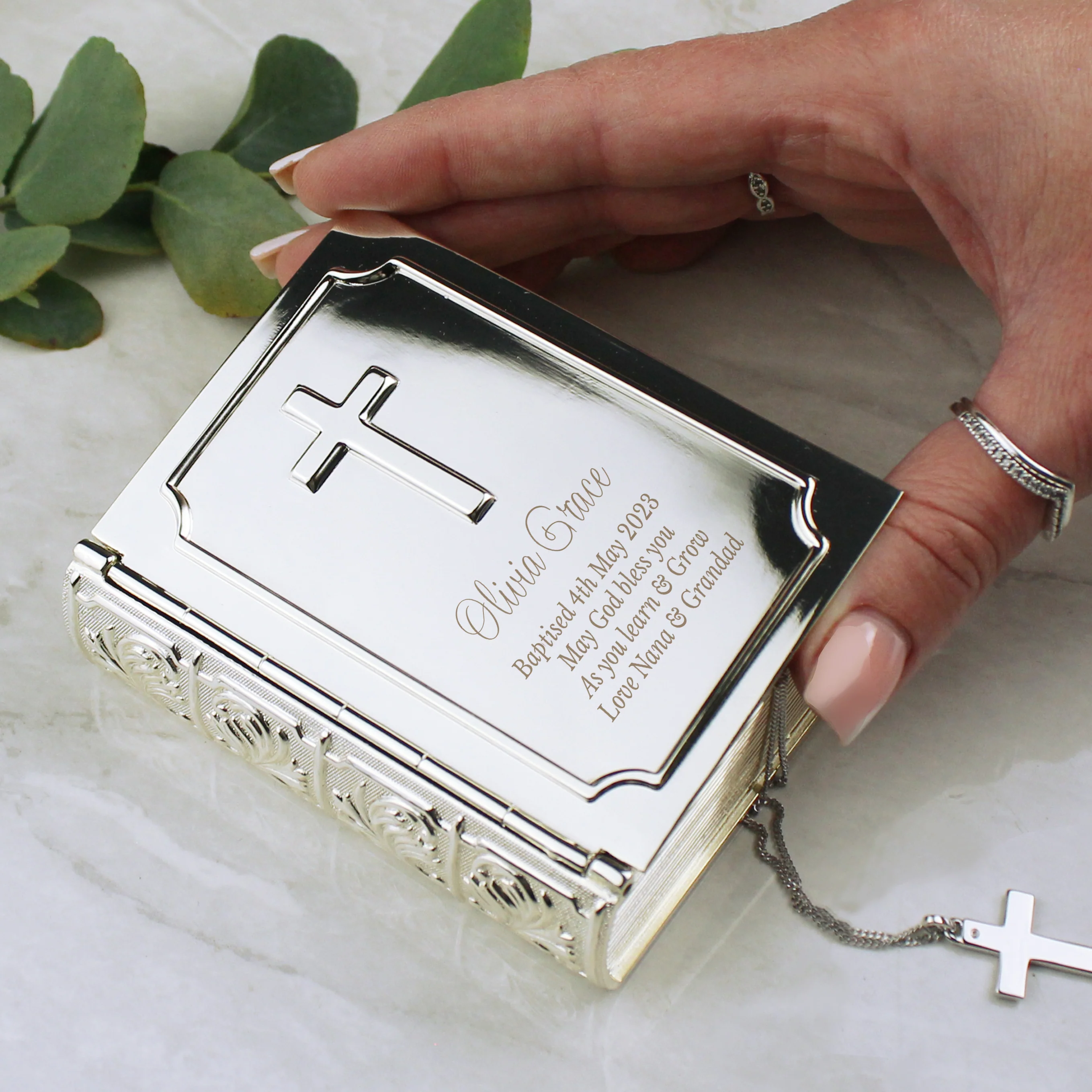 Personalised Bible Trinket Box - Image 4