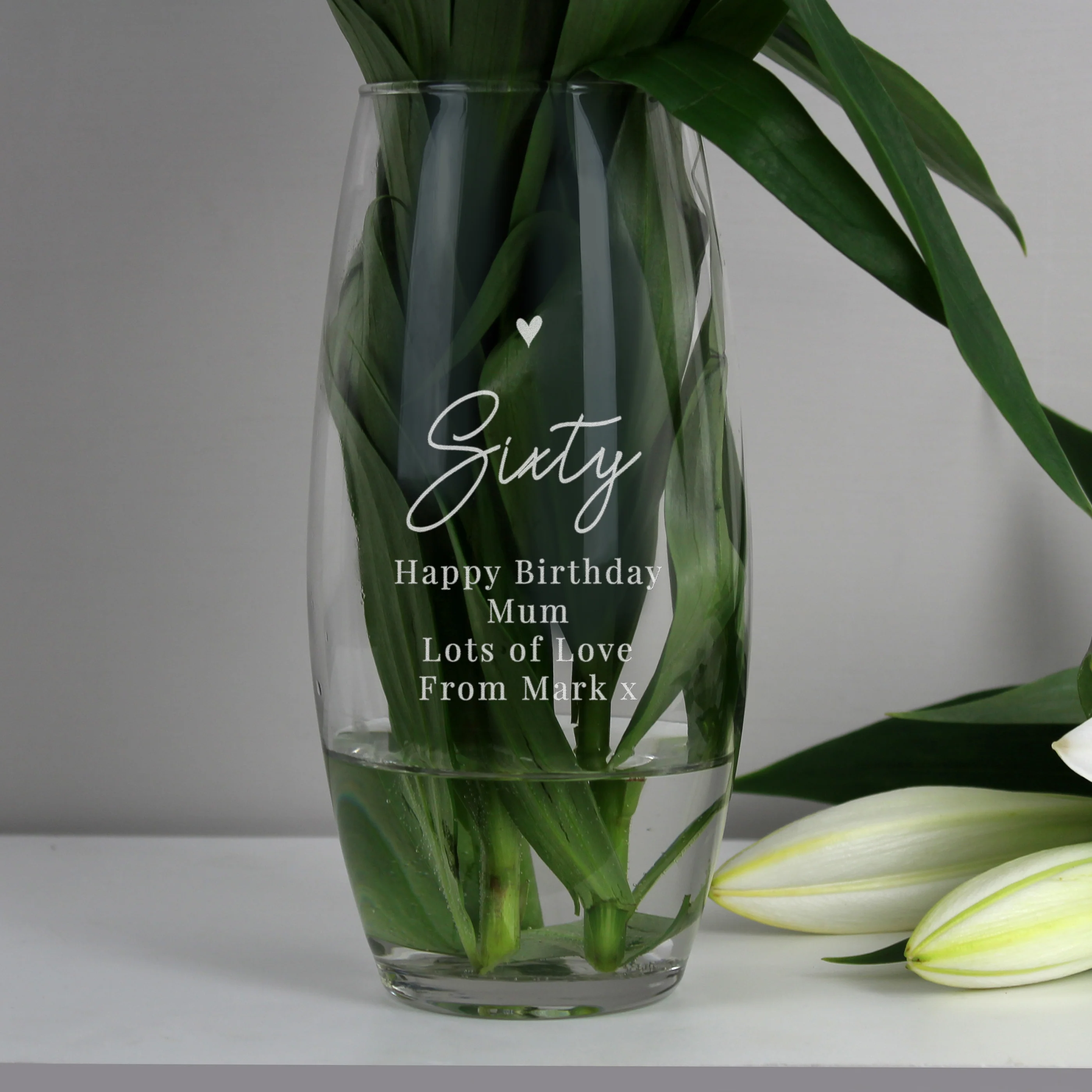 Personalised Big Age Bullet Vase - Image 3