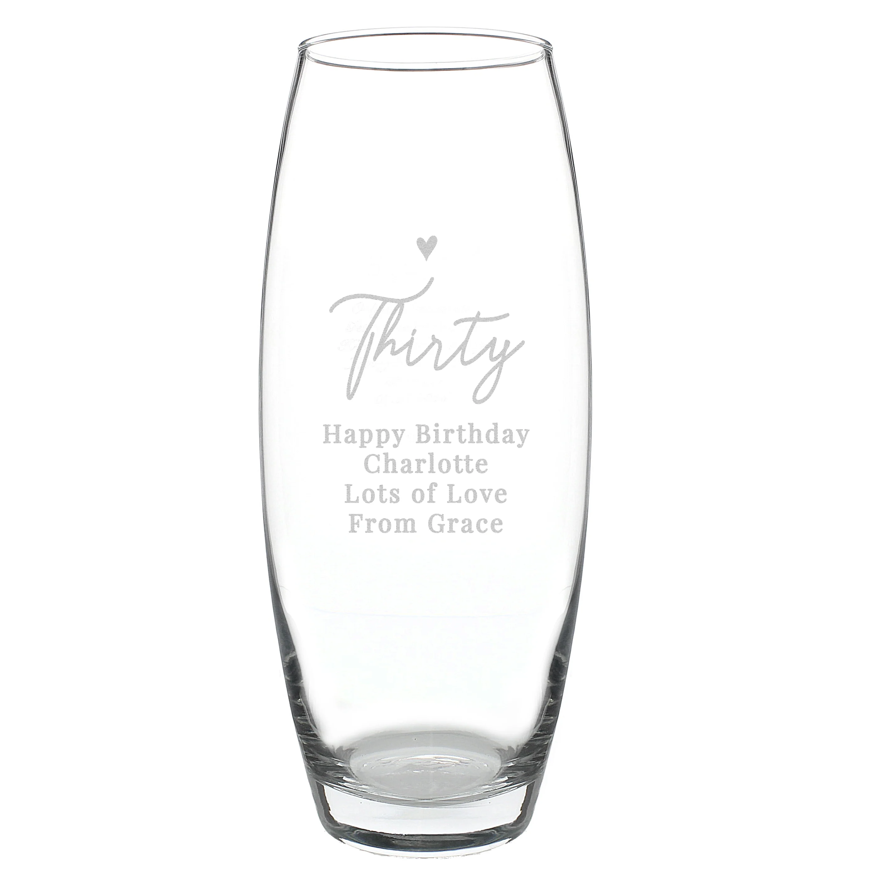 Personalised Big Age Bullet Vase - Image 4