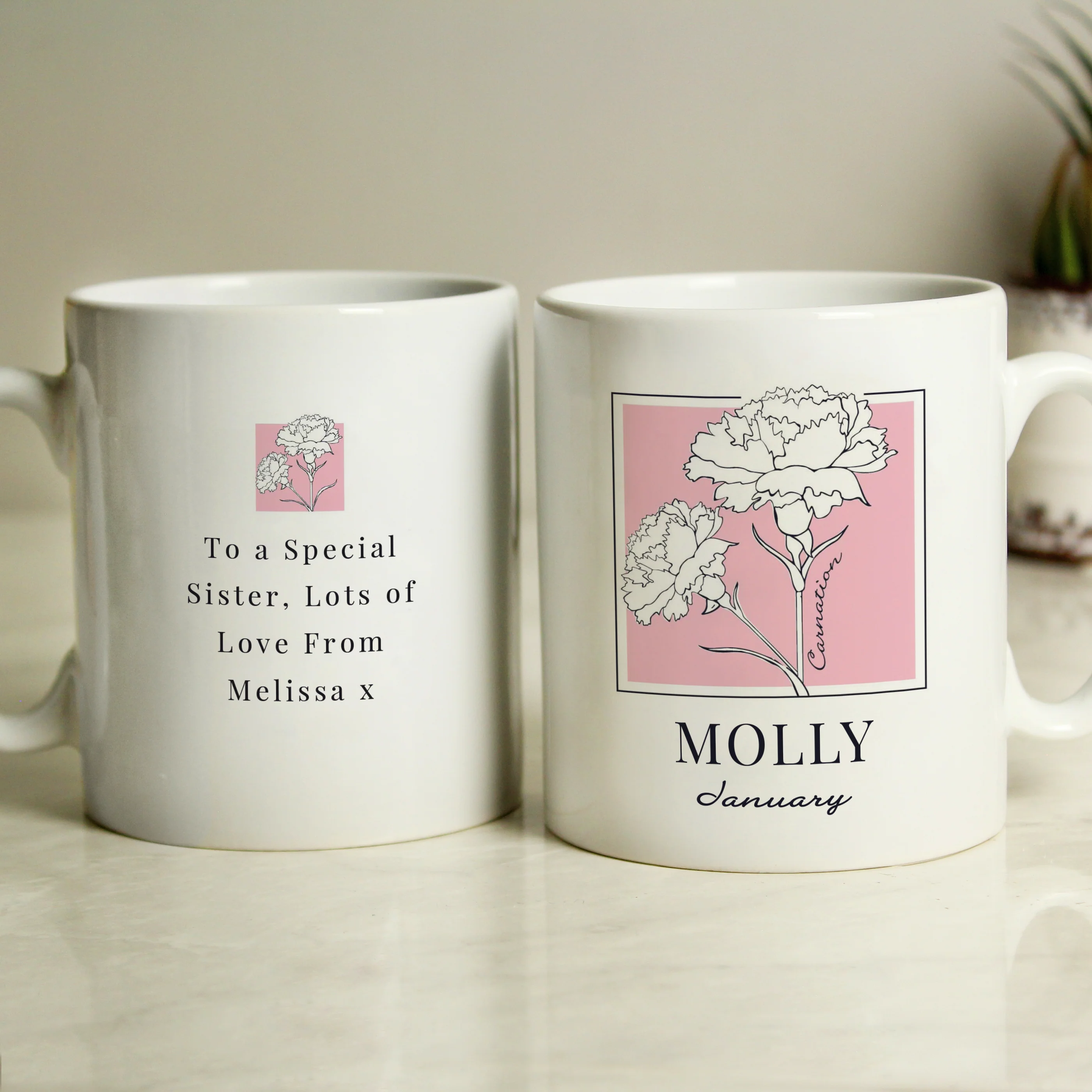 Personalised Birth Flower Mug - Image 2