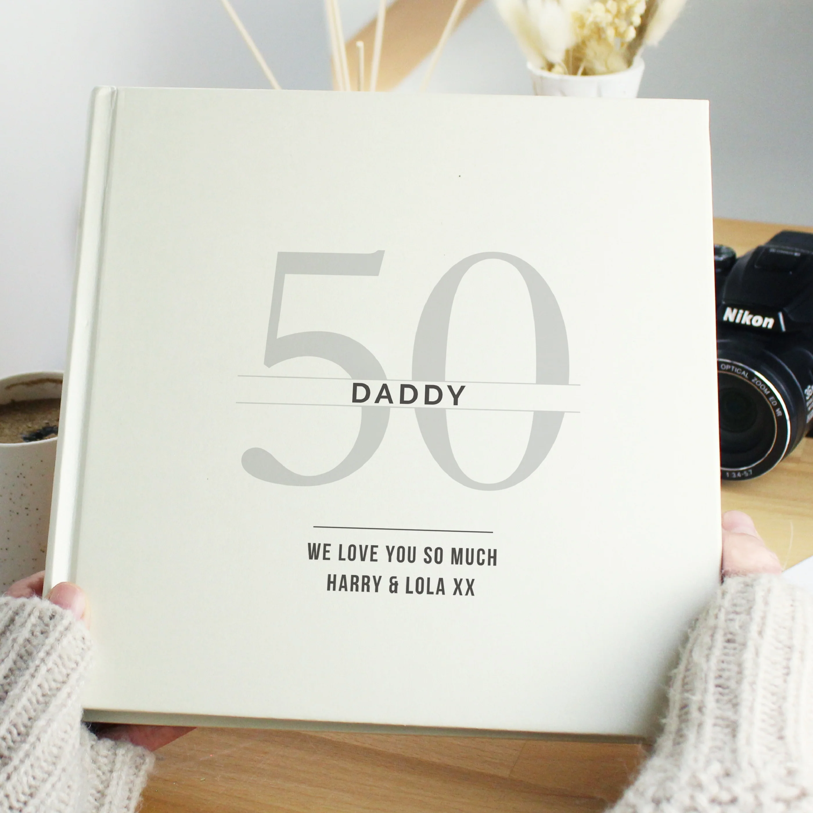 Personalised Birthday Square Photo Album - Image 3