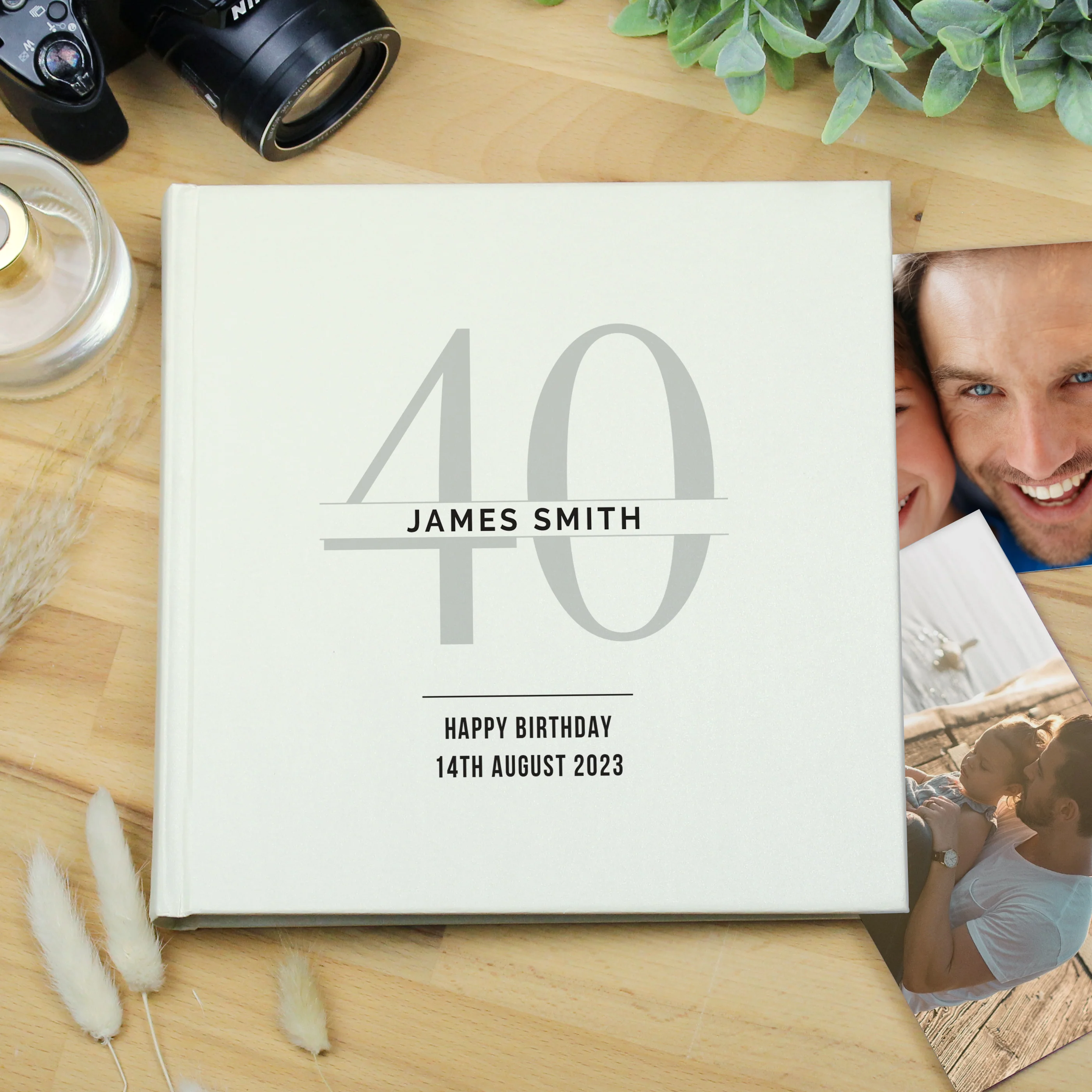 Personalised Birthday Square Photo Album - Image 4