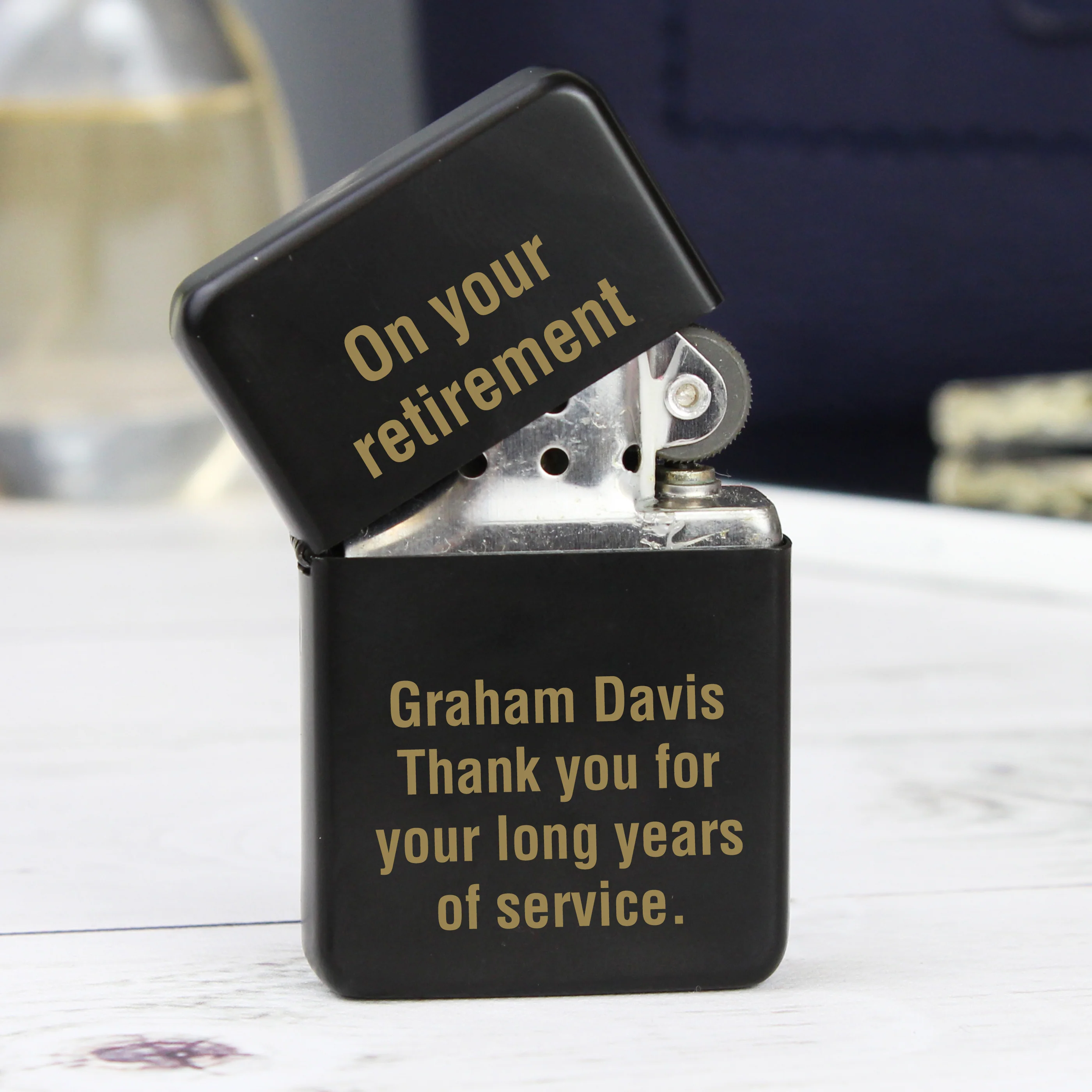 Personalised Black Lighter - Image 3