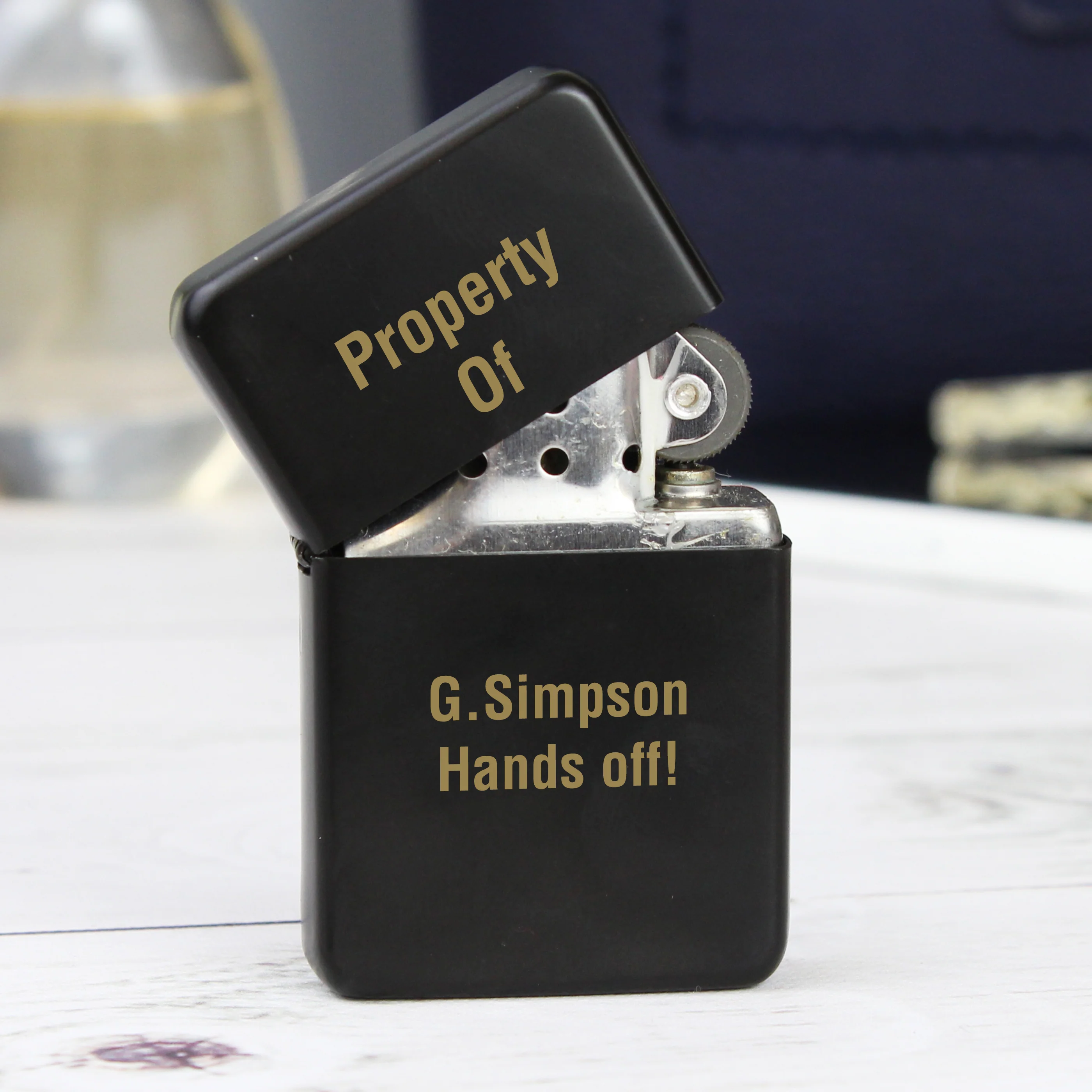 Personalised Black Lighter - Image 5