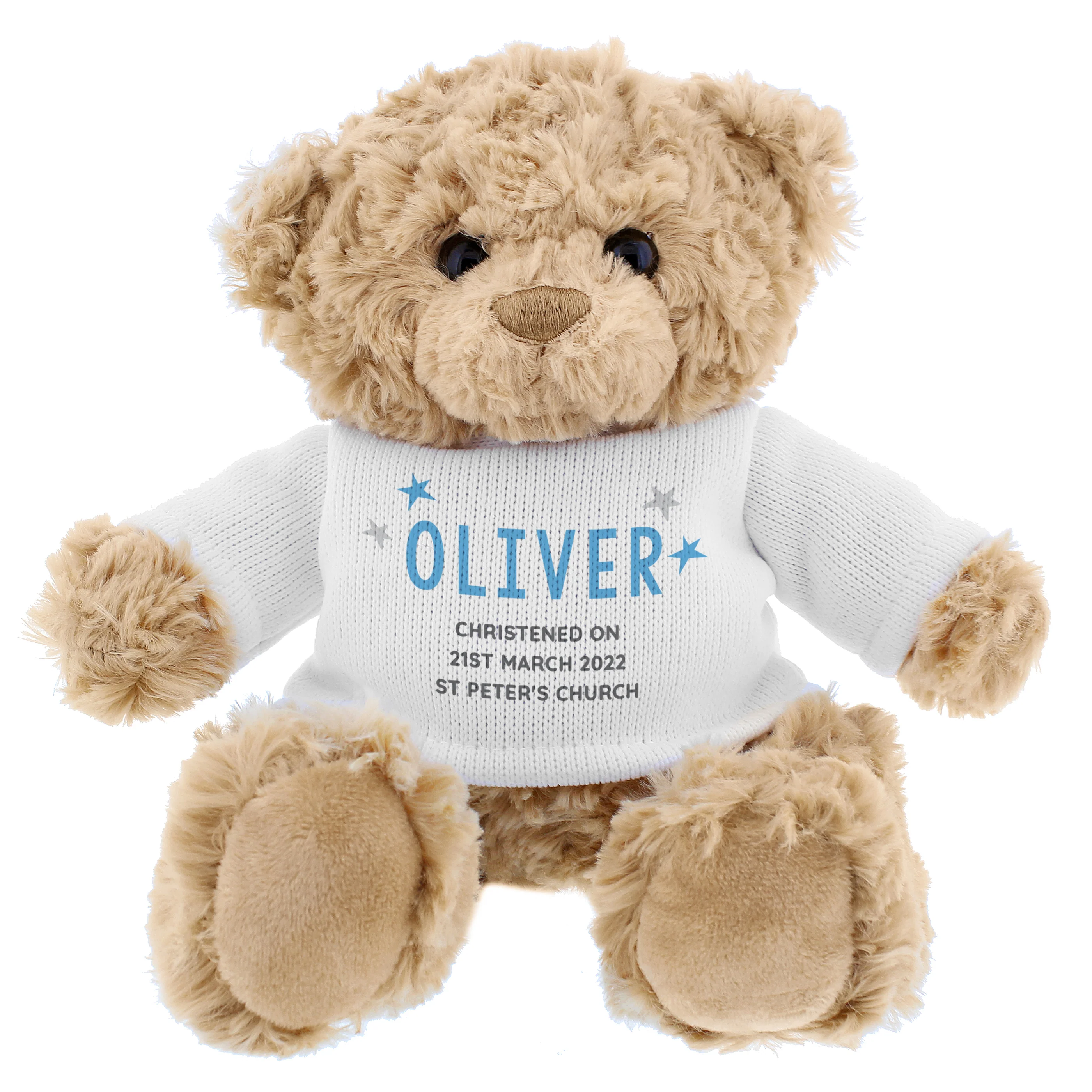 Personalised Blue Message Teddy Bear - Image 5