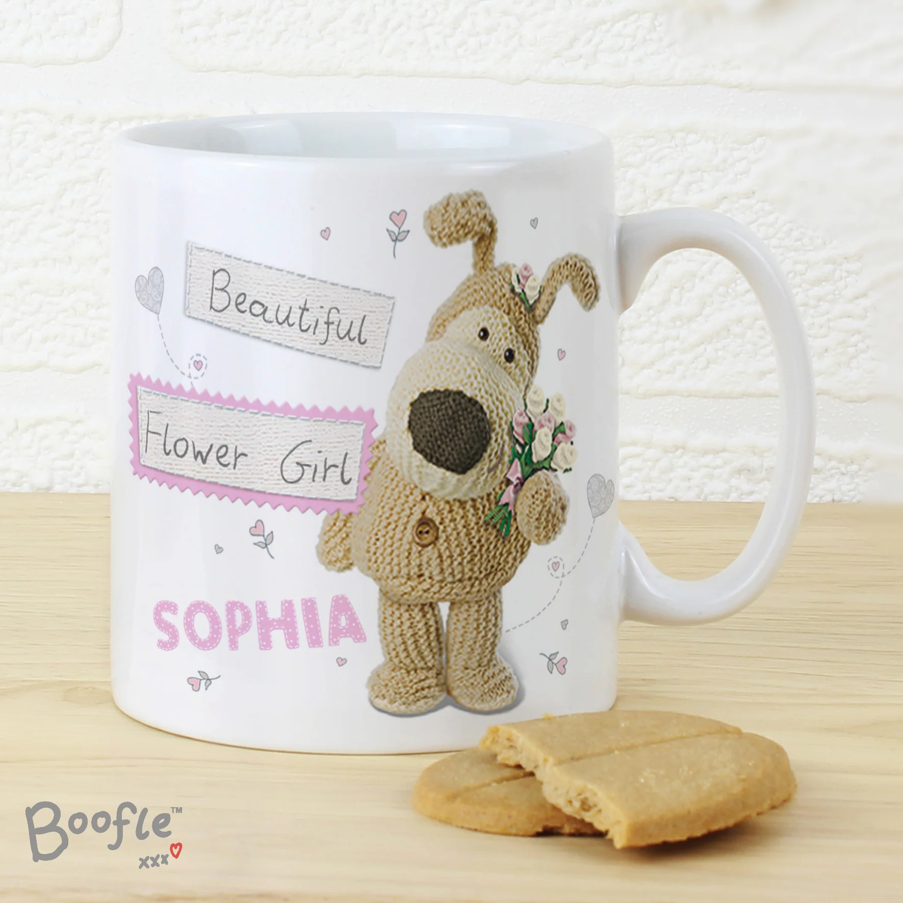 Personalised Boofle Female Wedding Mug - Image 4