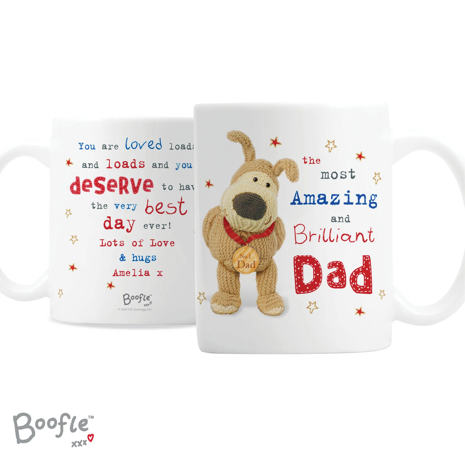 Personalised Boofle Medal Mug - Image 2