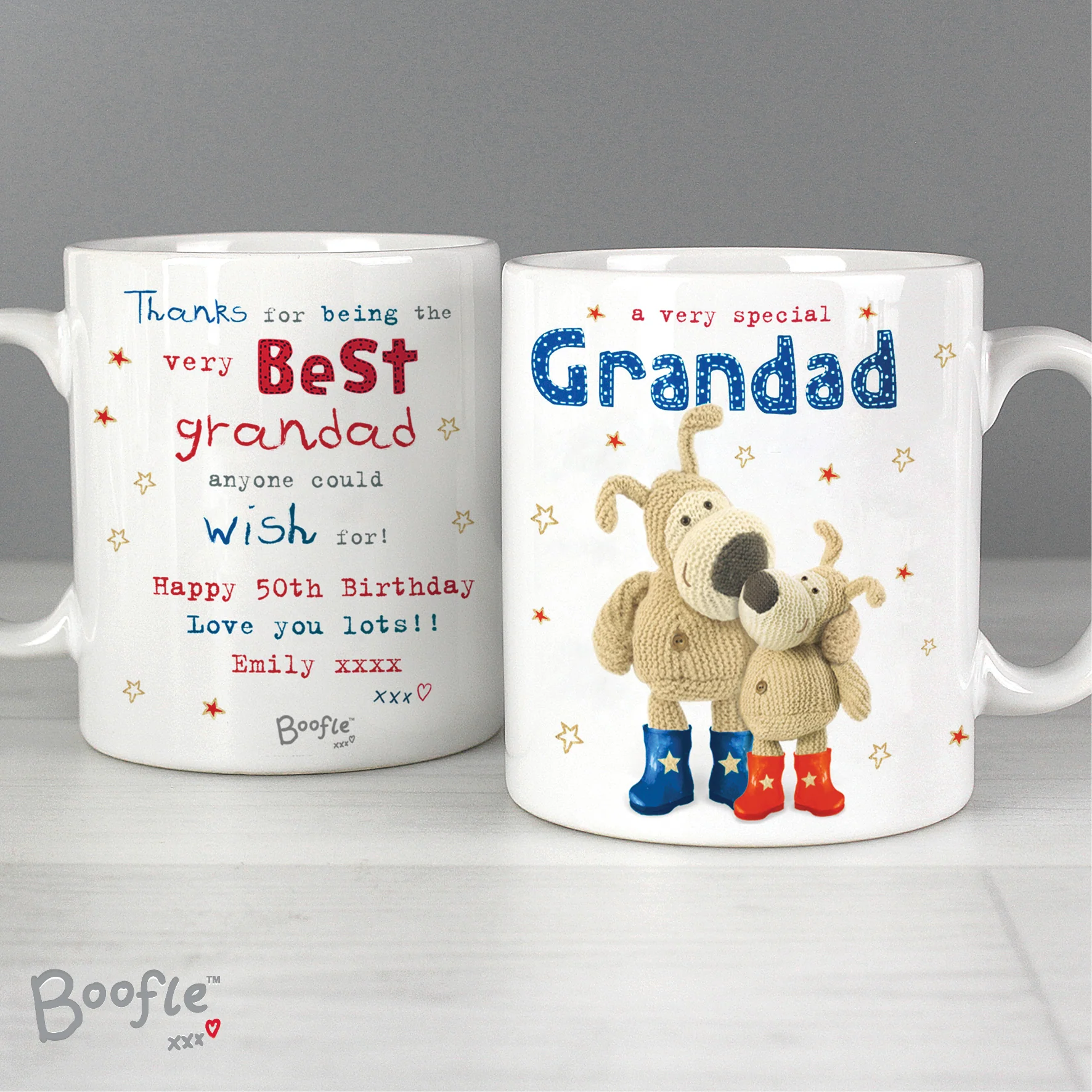 Personalised Boofle Special Grandad Mug - Image 3