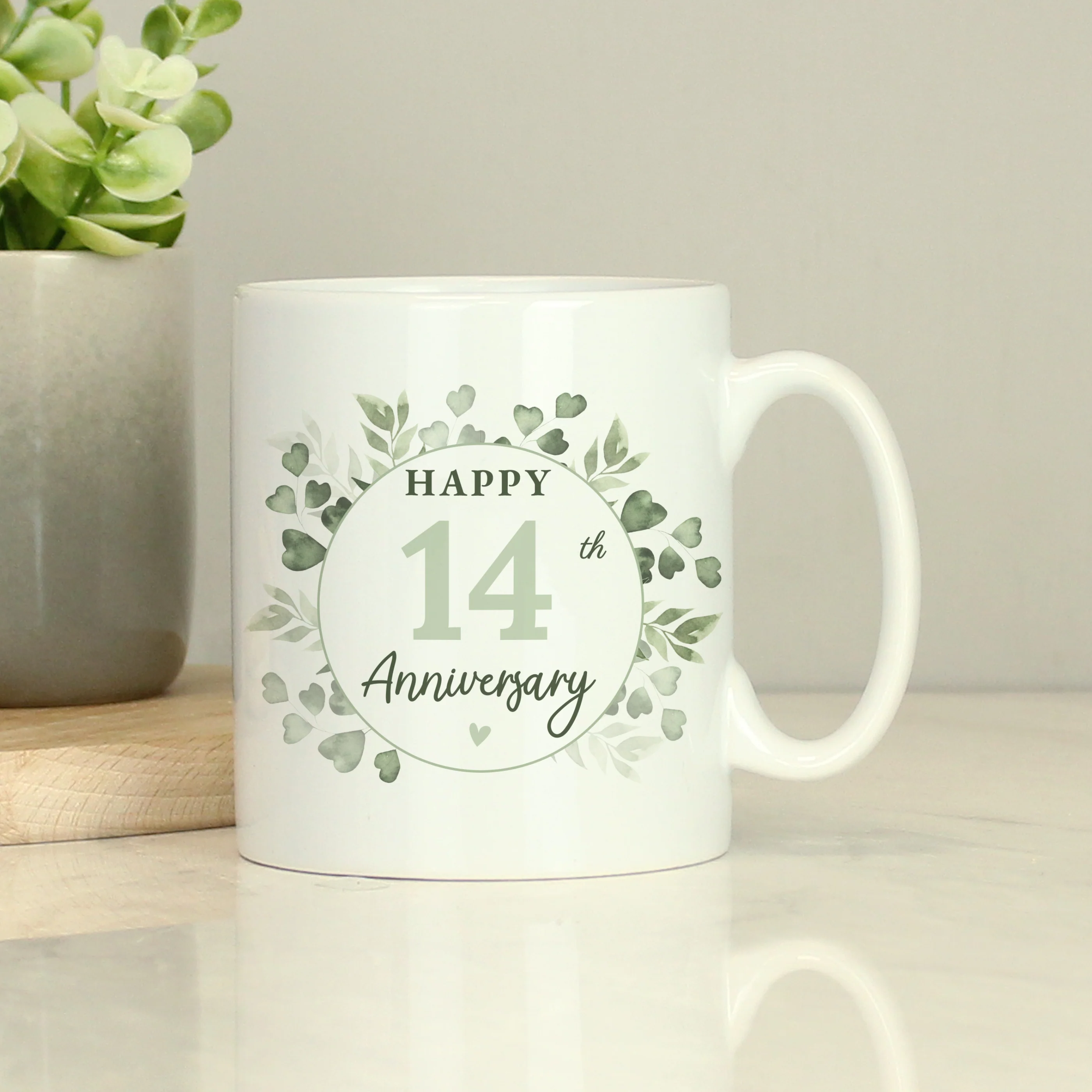 Personalised Botanical Anniversary Mug - Image 6