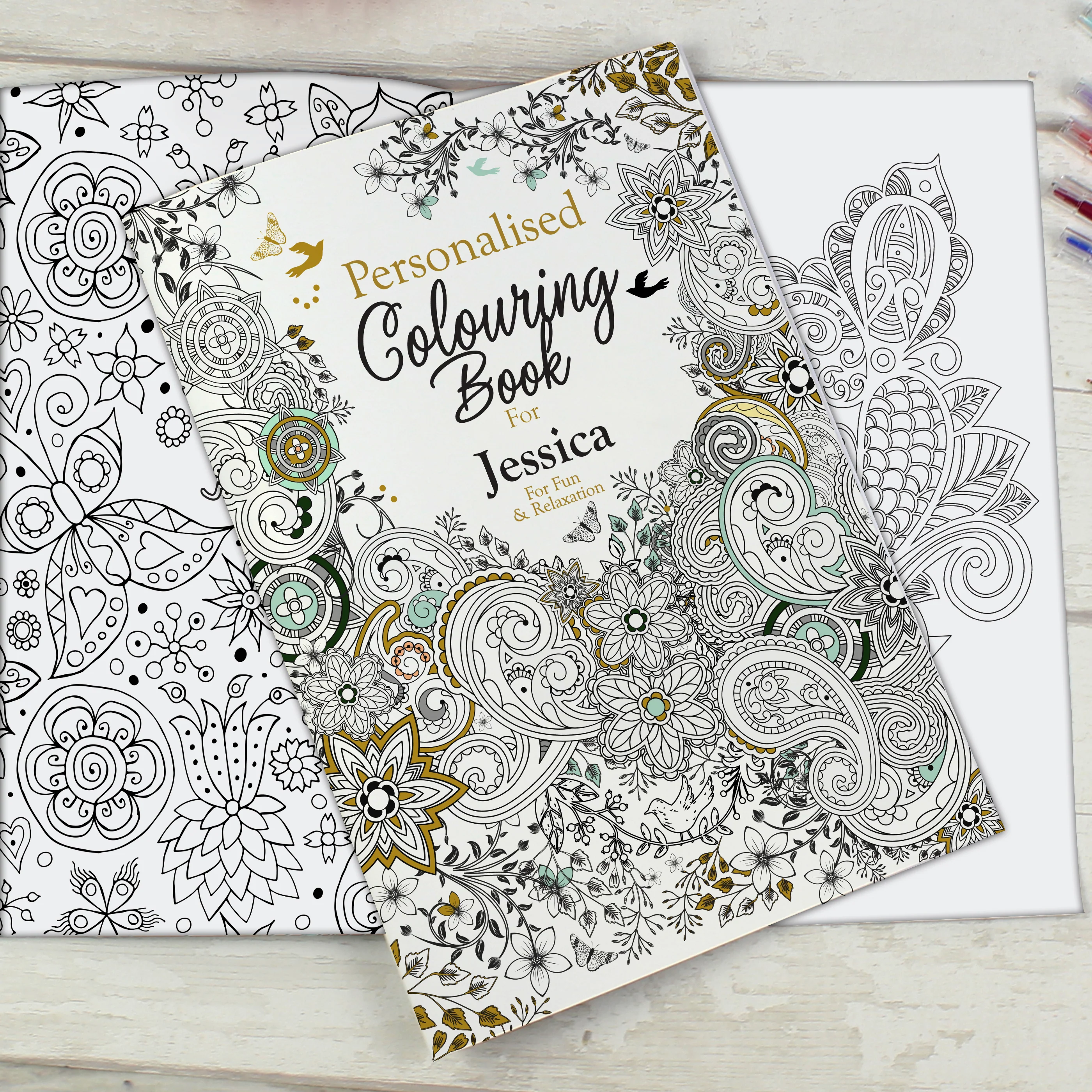 Personalised Botanical Colouring Book - Image 6