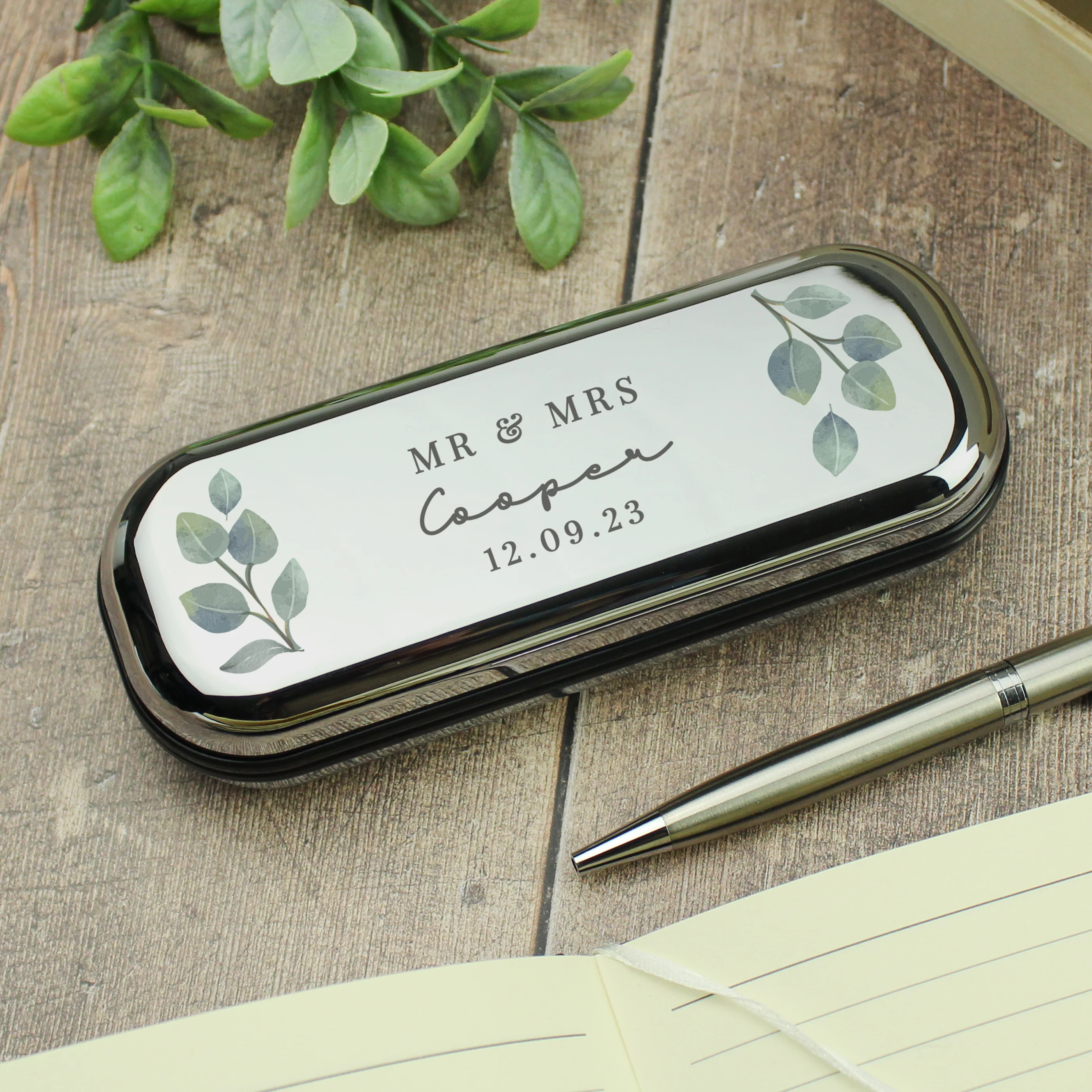 Personalised Botanical Pen and Box Set - Image 2
