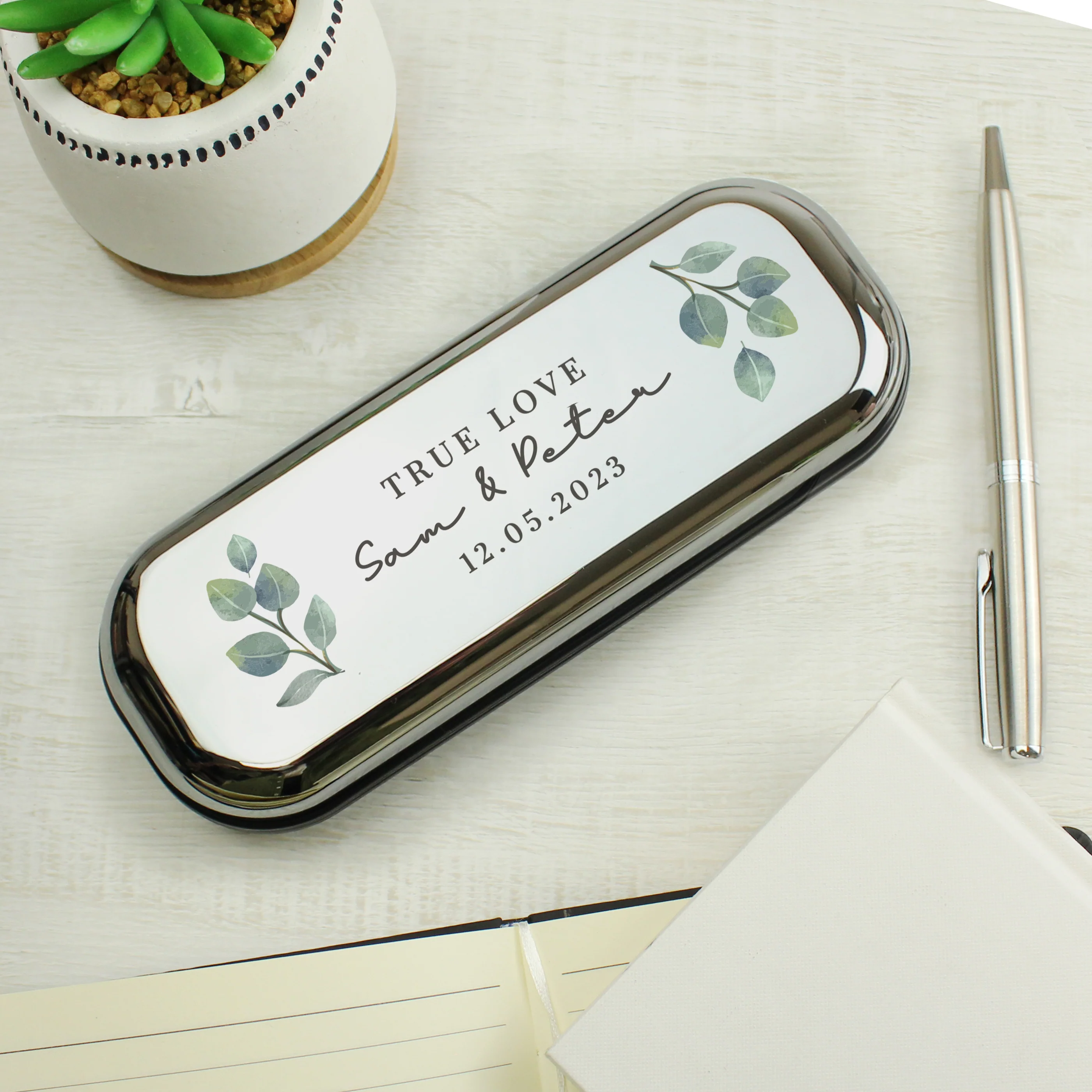 Personalised Botanical Pen and Box Set - Image 3