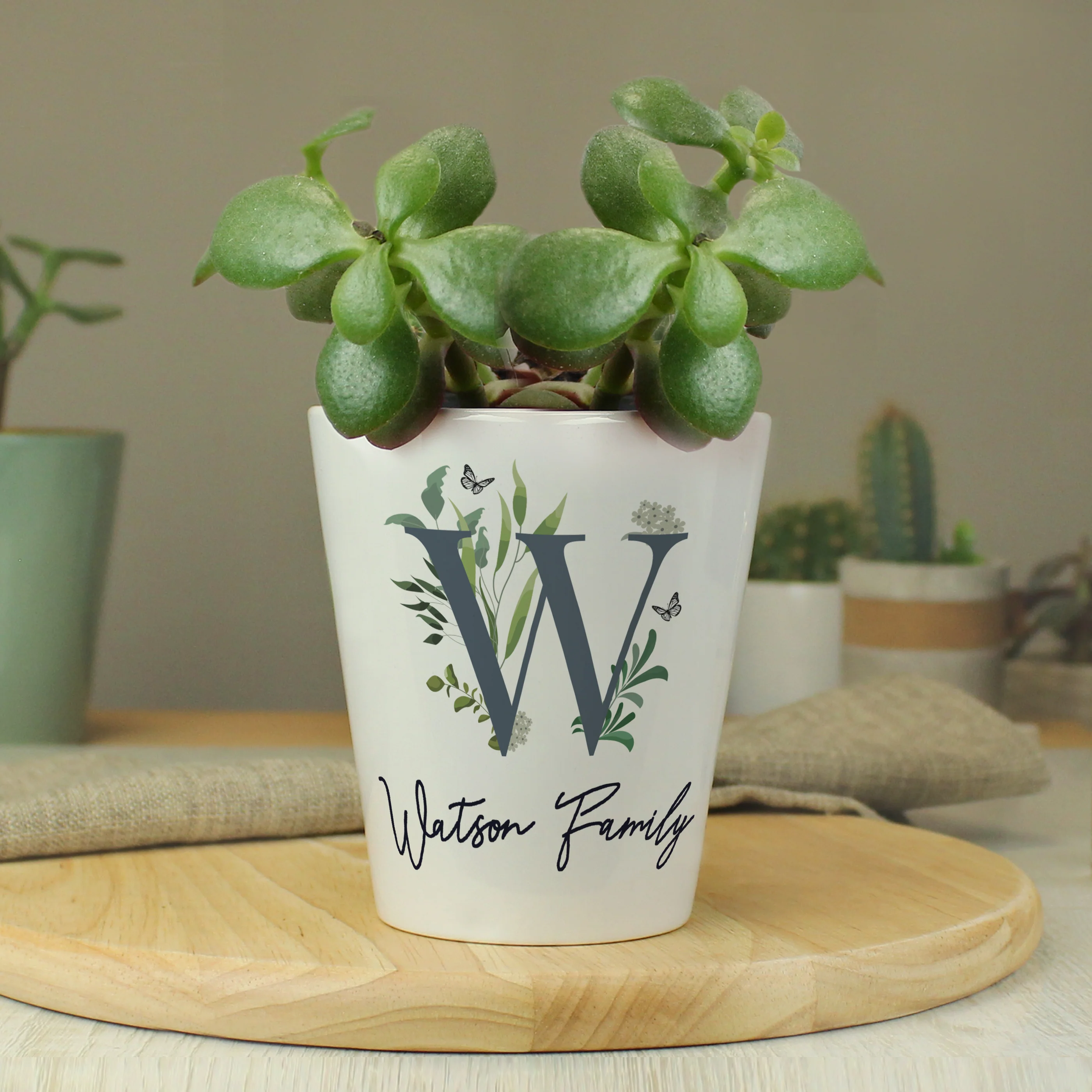 Personalised Botanical Plant Pot - Image 4