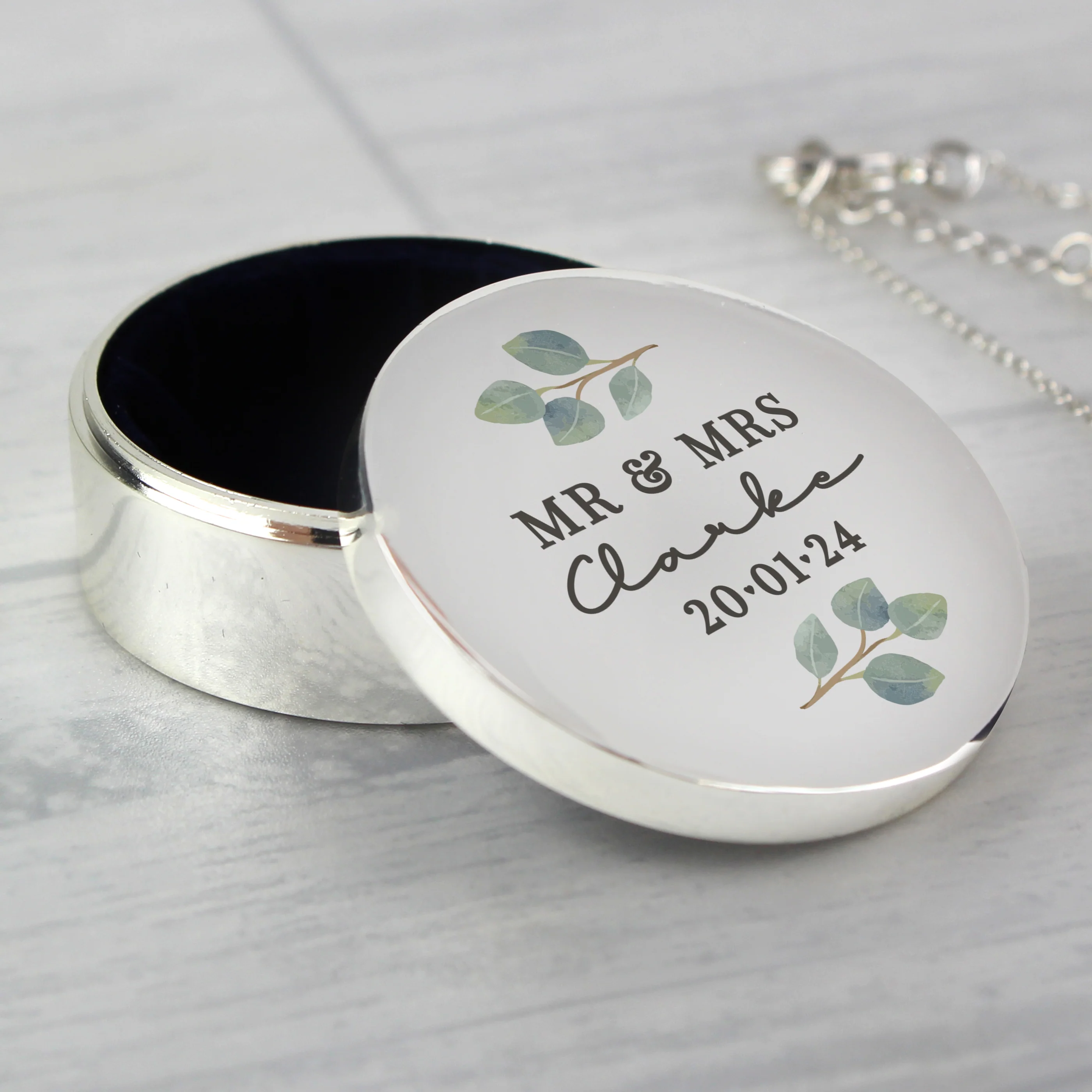 Personalised Botanical Ring Box - Image 4