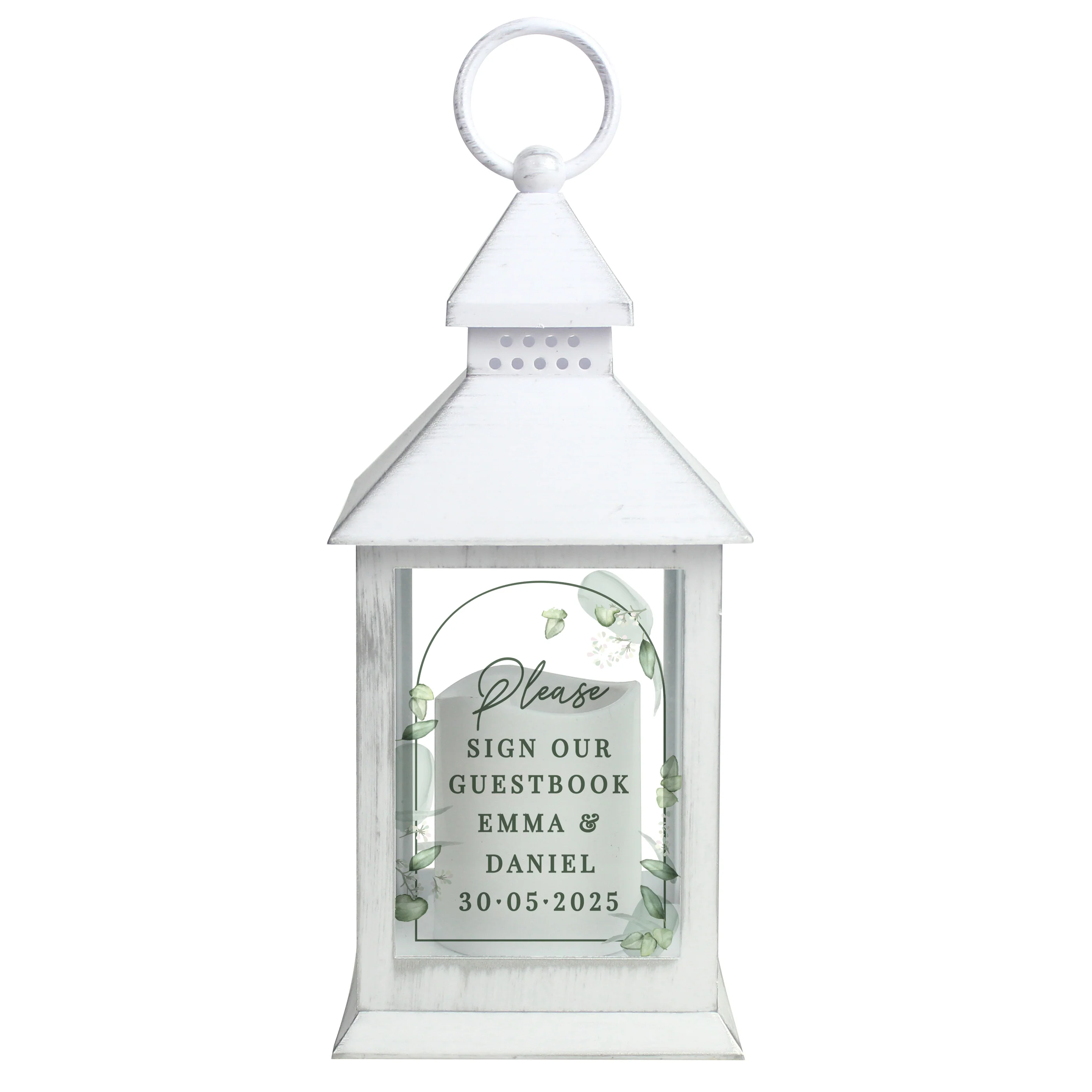 Personalised Botanical Wedding Lantern - Image 5