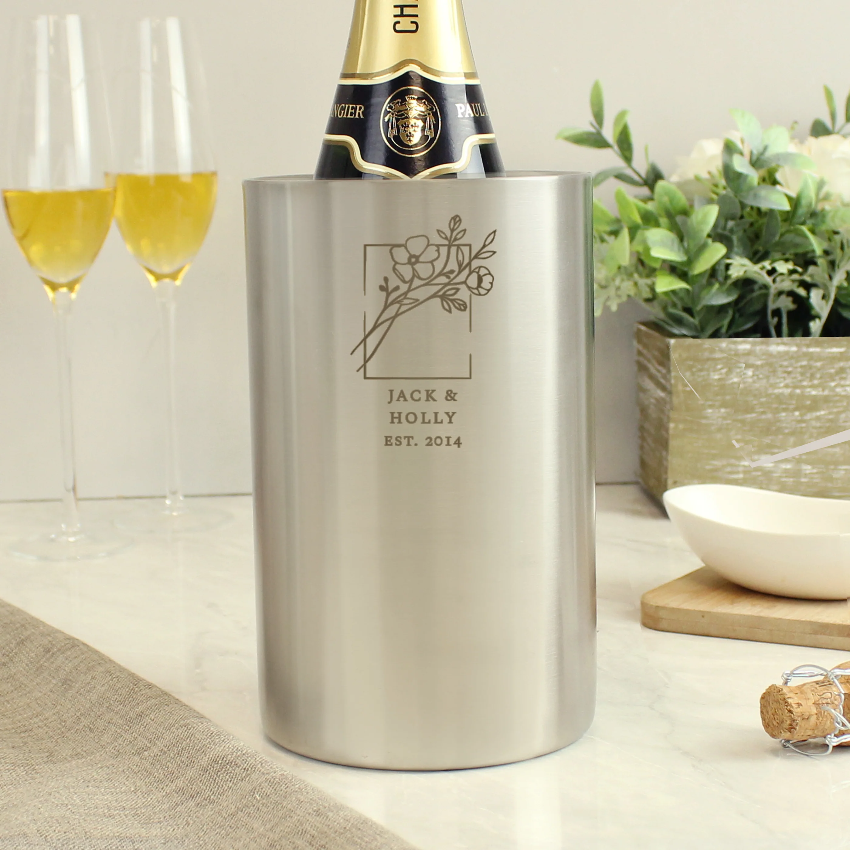 Personalised Botanical Wine Cooler - Image 3