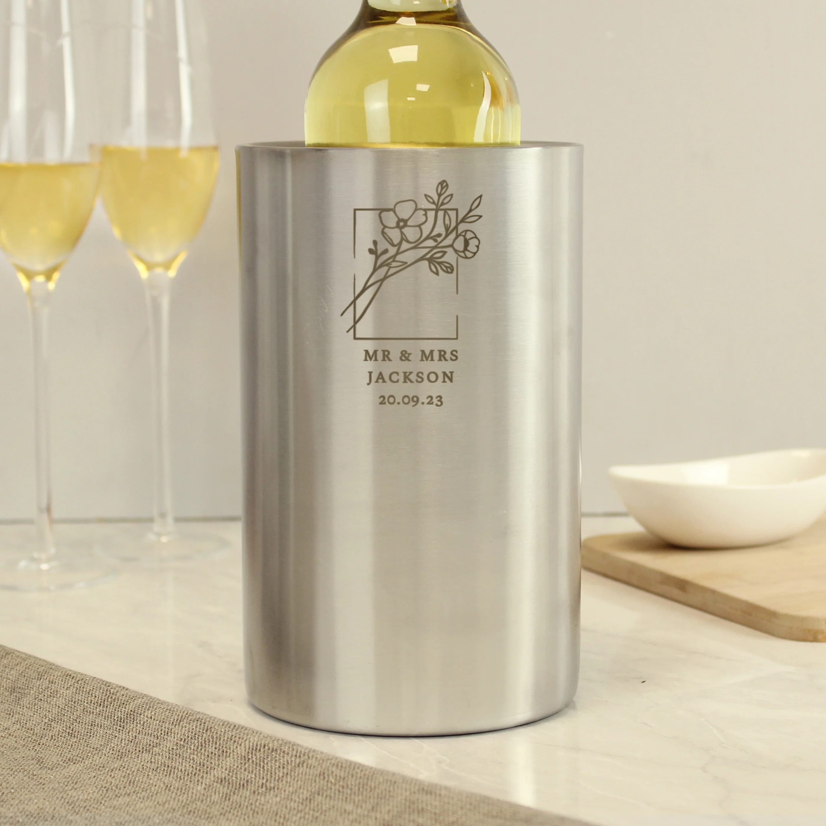 Personalised Botanical Wine Cooler - Image 4