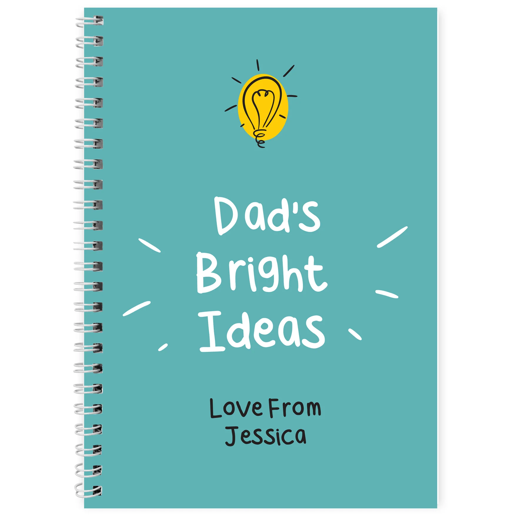 Personalised Bright Ideas A5 Notebook - Image 2