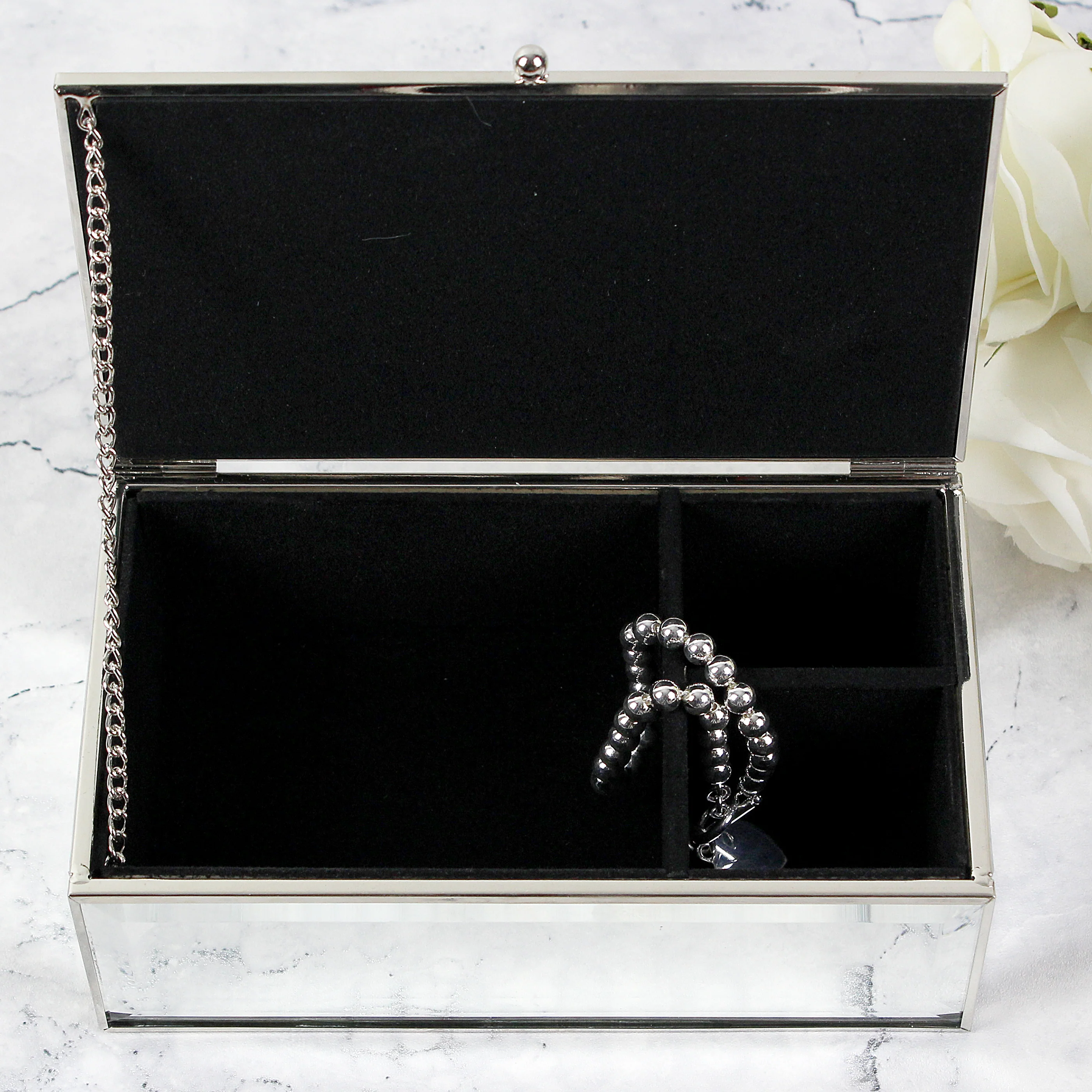 Personalised Butterflies Mirrored Jewellery Box - Image 5