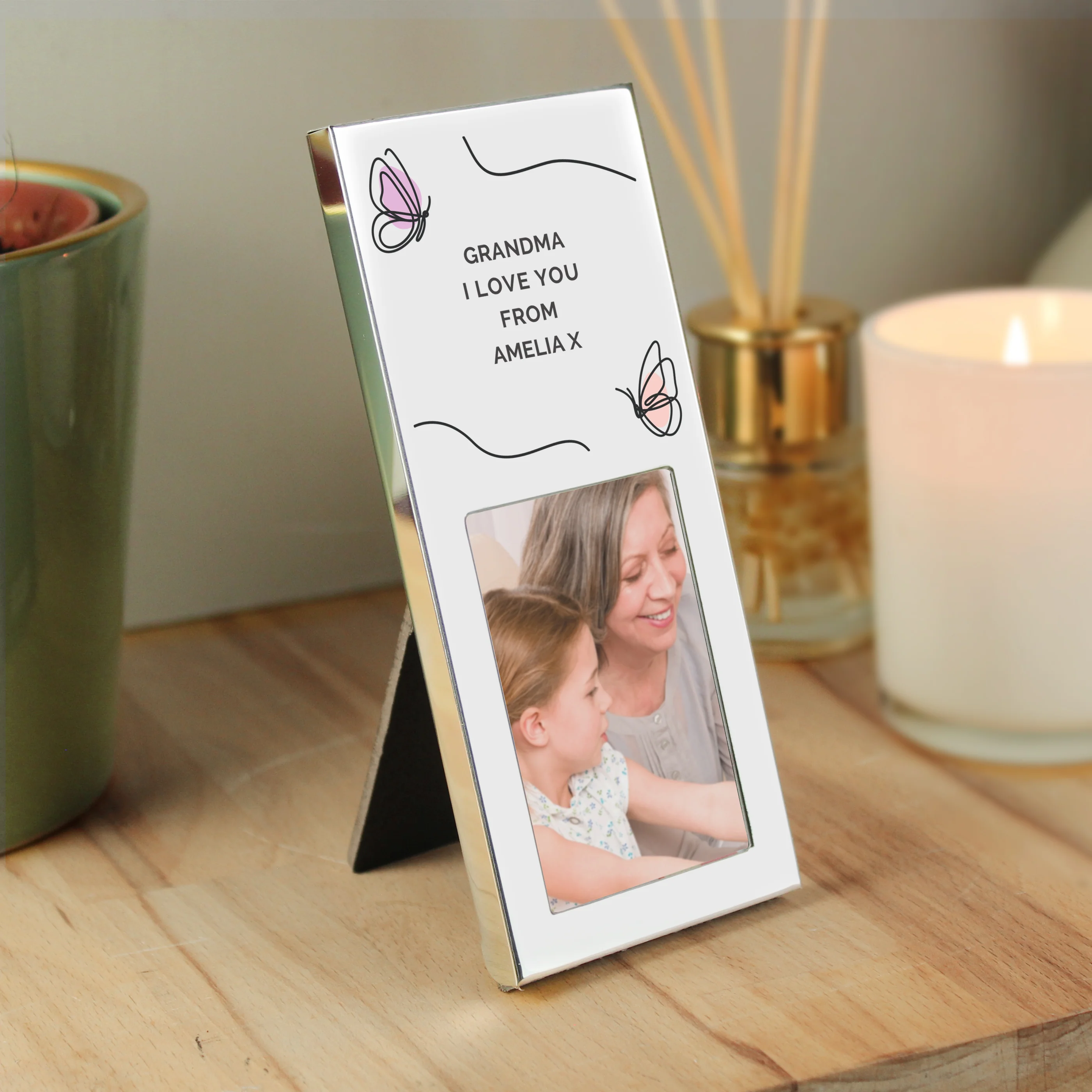 Personalised Butterfly 2x3 Photo Frame - Image 2