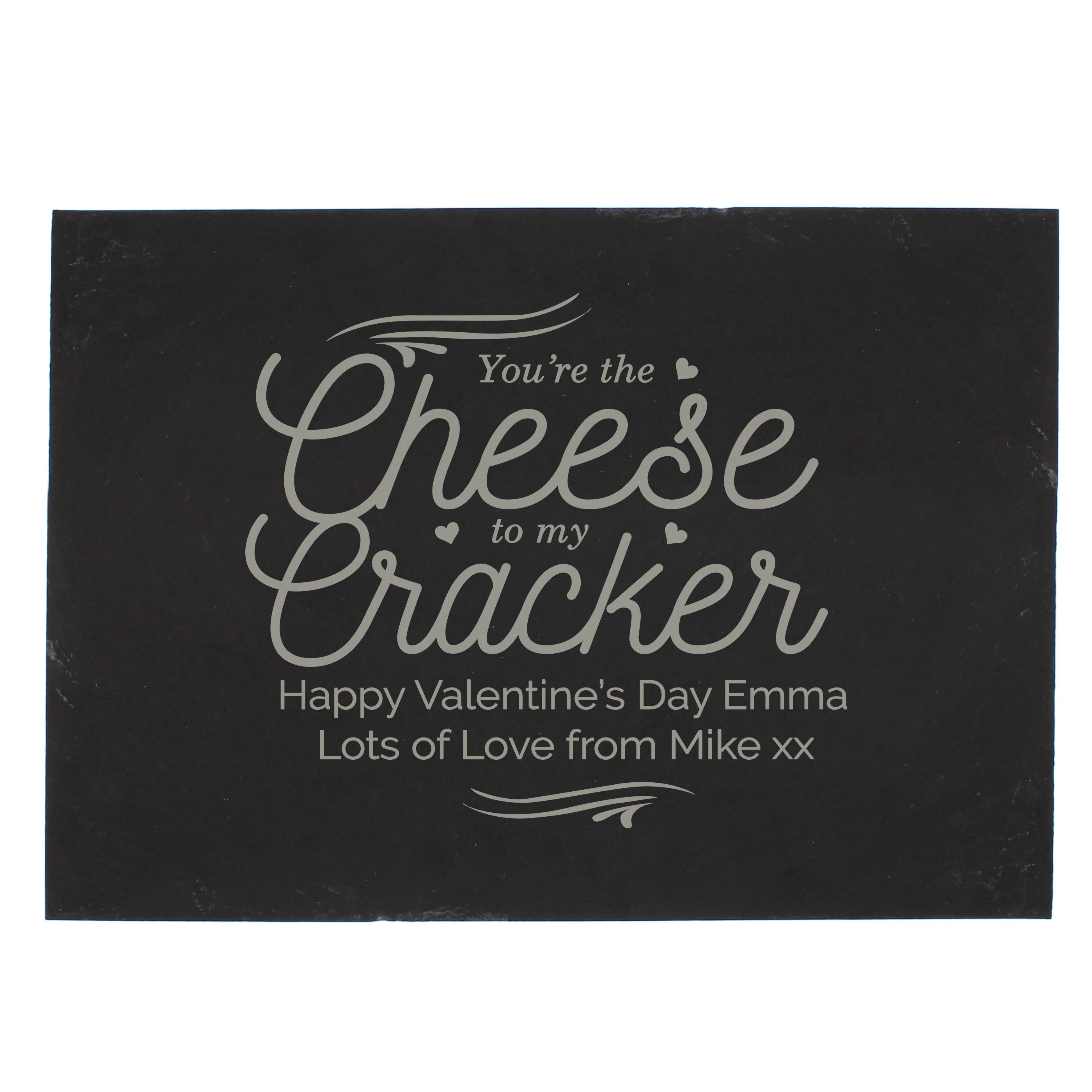 Personalised Cheese To My Cracker Slate Cheese Board - Image 2