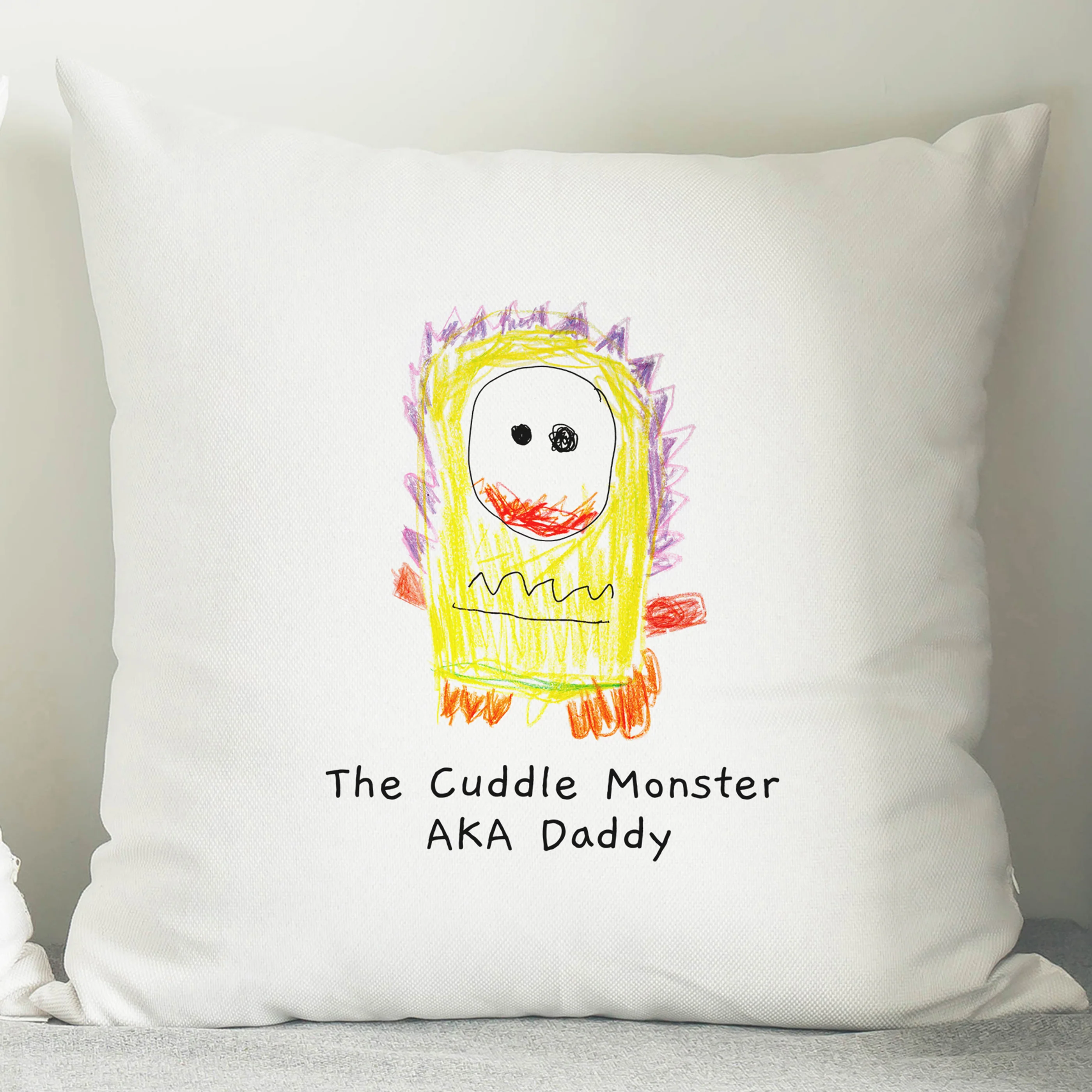 Personalised Childrens Drawing Photo Upload Cushion - Image 10